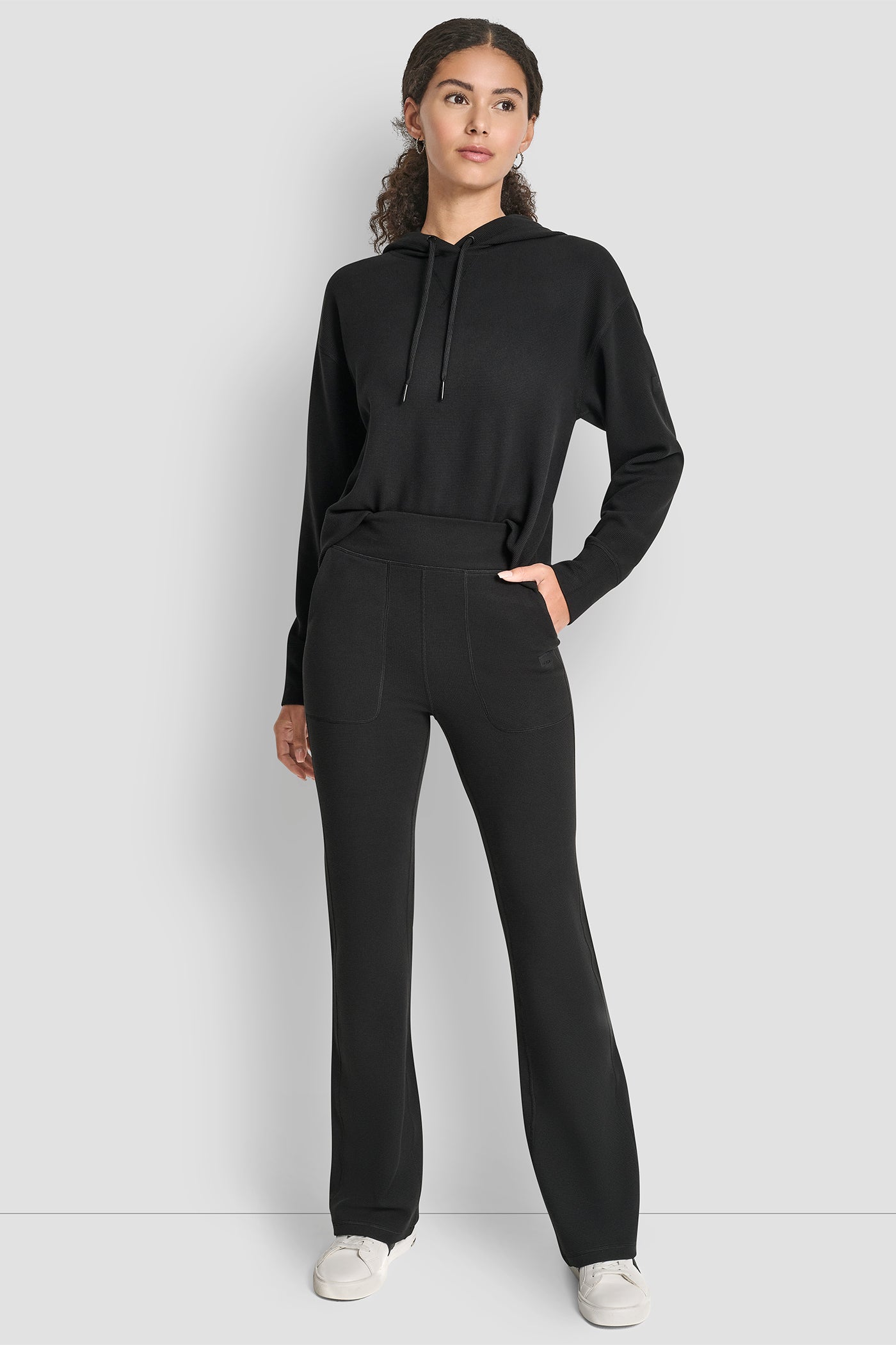 TRANSCEND THERMAL HIGH WAIST FLARE PANT WITH POCKET VIEW 5 | New Arrivals