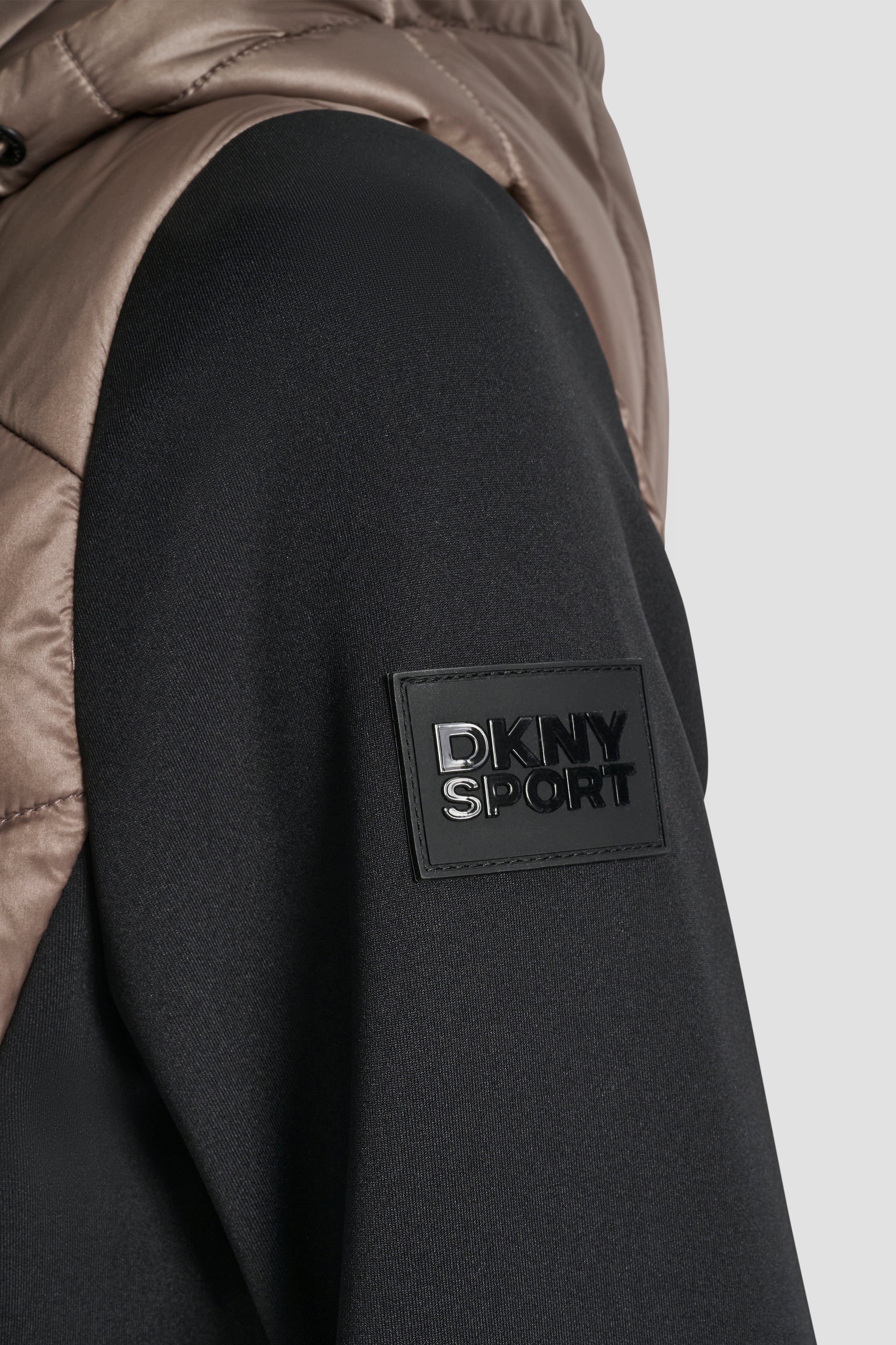 CHEVRON QUILTED SCUBA MIX JACKET VIEW 6 | SELECT STYLES