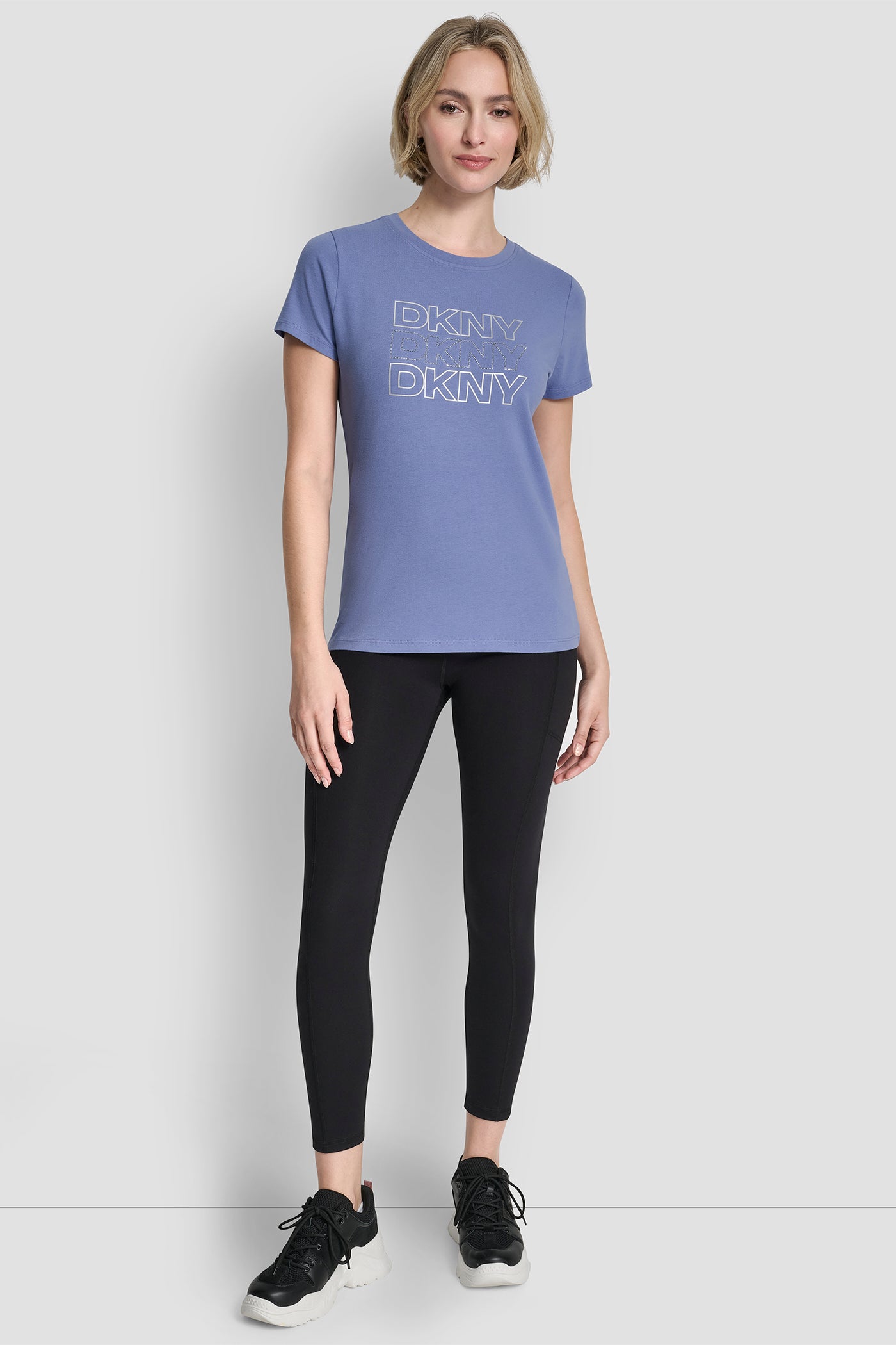 TRIPLE RHINESTONE FOIL LOGO TEE VIEW 6 | SELECT STYLES