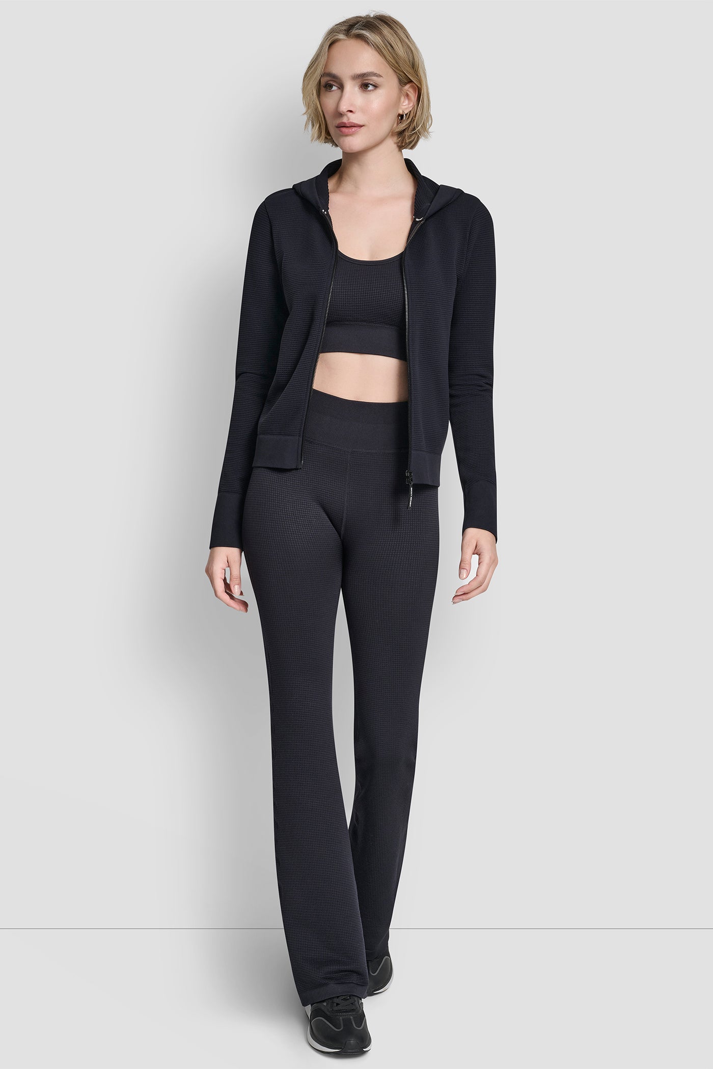 SEAMLESS GRID FULL ZIP HOODIE VIEW 4 | New clothing