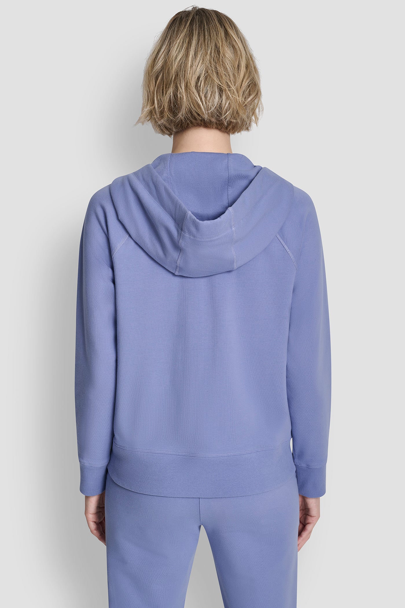 Bluestone TWO TONE LOGO DRAWCORD ZIP HOODIE, VIEW 2 | Clothing