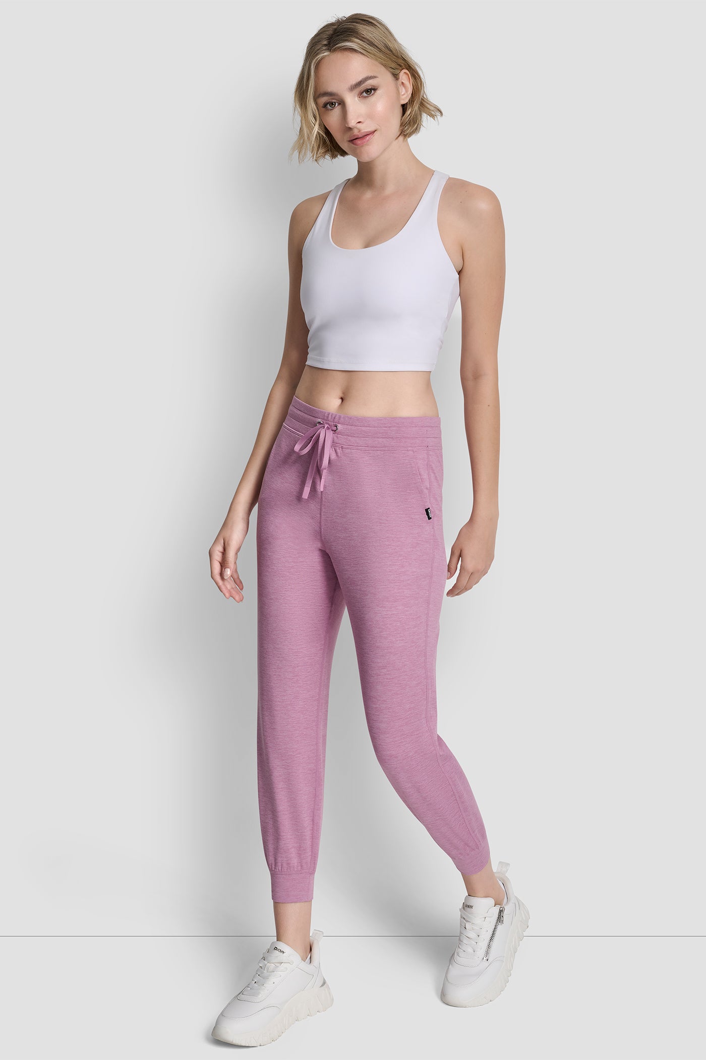 SPACEDYE HIGH WAIST SLIM FIT JOGGER WITH POCKETS VIEW 5 | Gifts Under $50