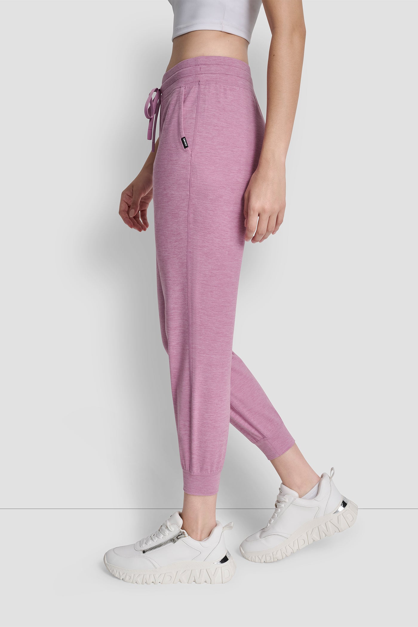 SPACEDYE HIGH WAIST SLIM FIT JOGGER WITH POCKETS VIEW 3 | Gifts Under $50