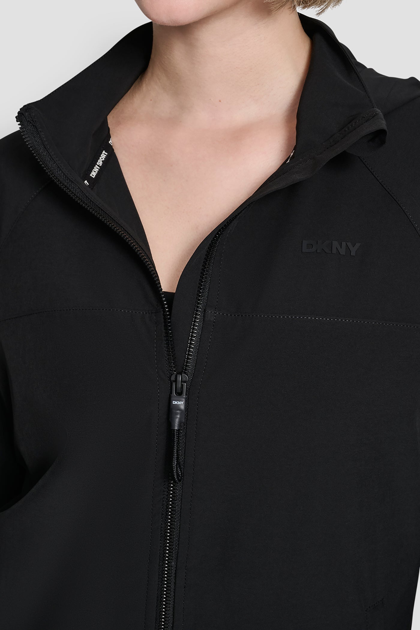 HOODED FULL ZIP JACKET WITH BACK FLANGE VIEW 4 | Jackets & Blazers