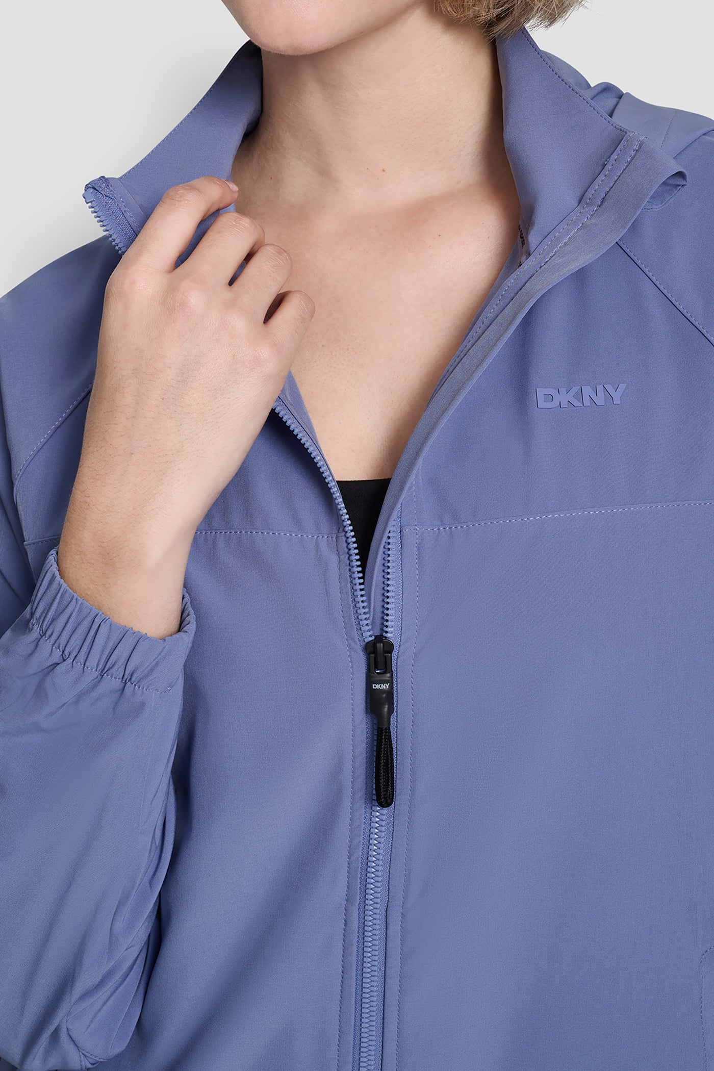 Bluestone HOODED FULL ZIP JACKET WITH BACK FLANGE, VIEW 2 | Jackets & Blazers