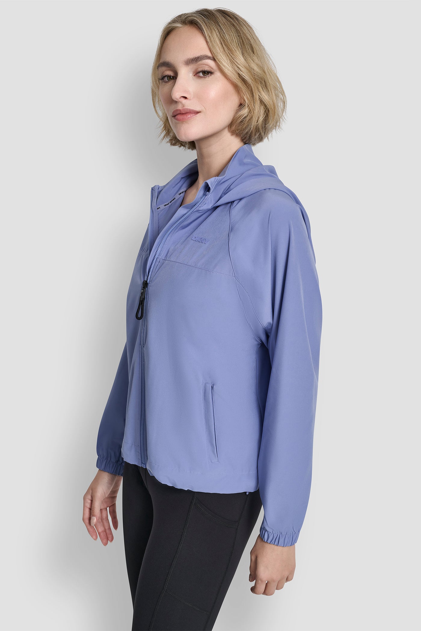 HOODED FULL ZIP JACKET WITH BACK FLANGE VIEW 7 | Jackets & Blazers