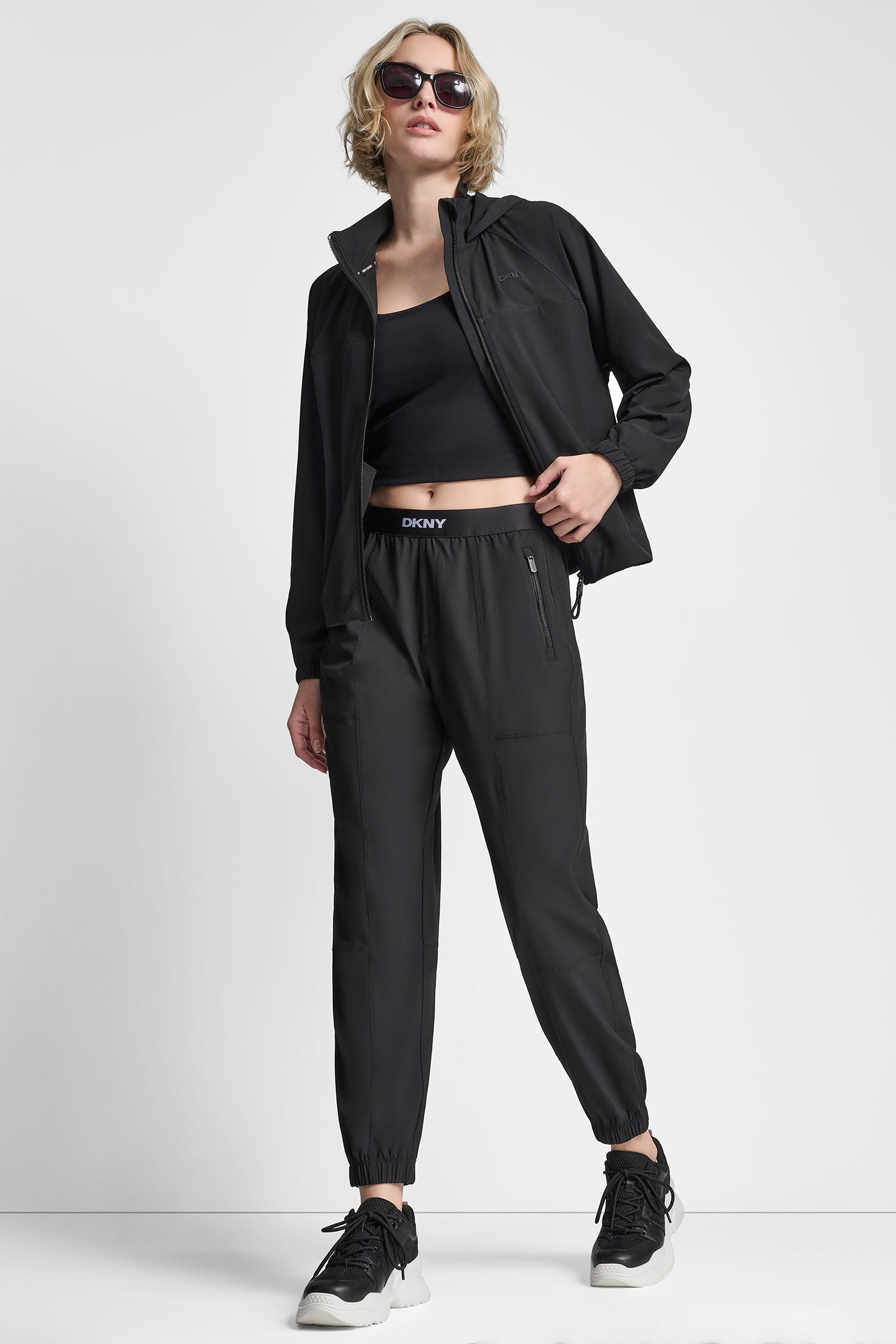 HIGH RISE COMMUTER JOGGER WITH LOGO VIEW 4 | Gifts Under $50