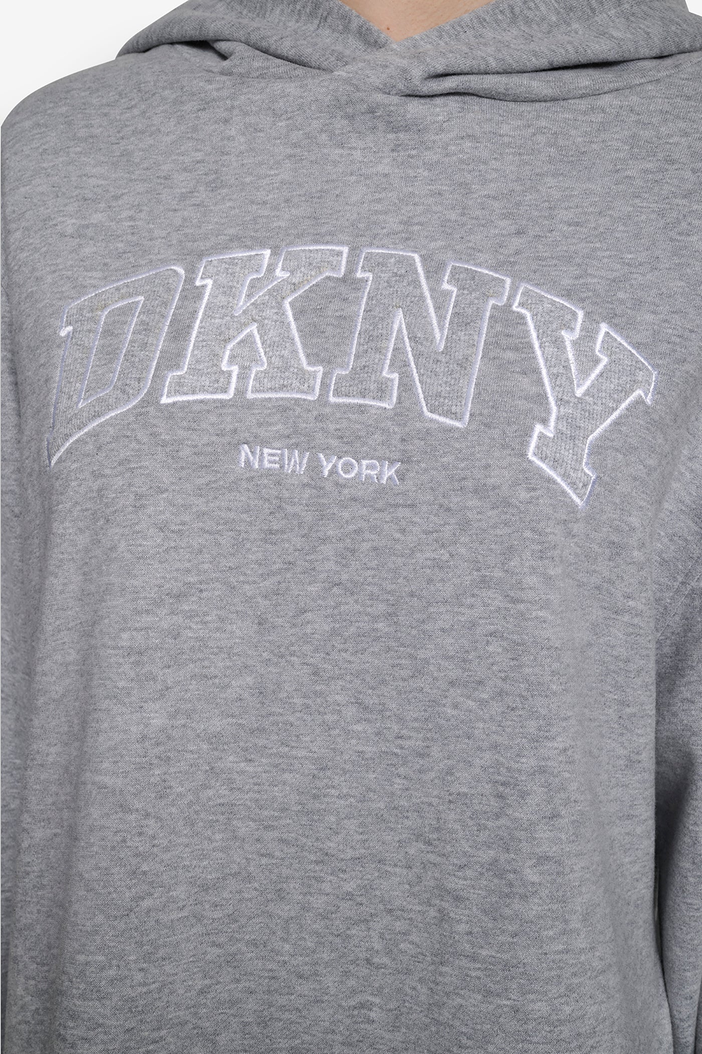 3D VARSITY LOGO OVERSIZED TUNIC HOODIE VIEW 4