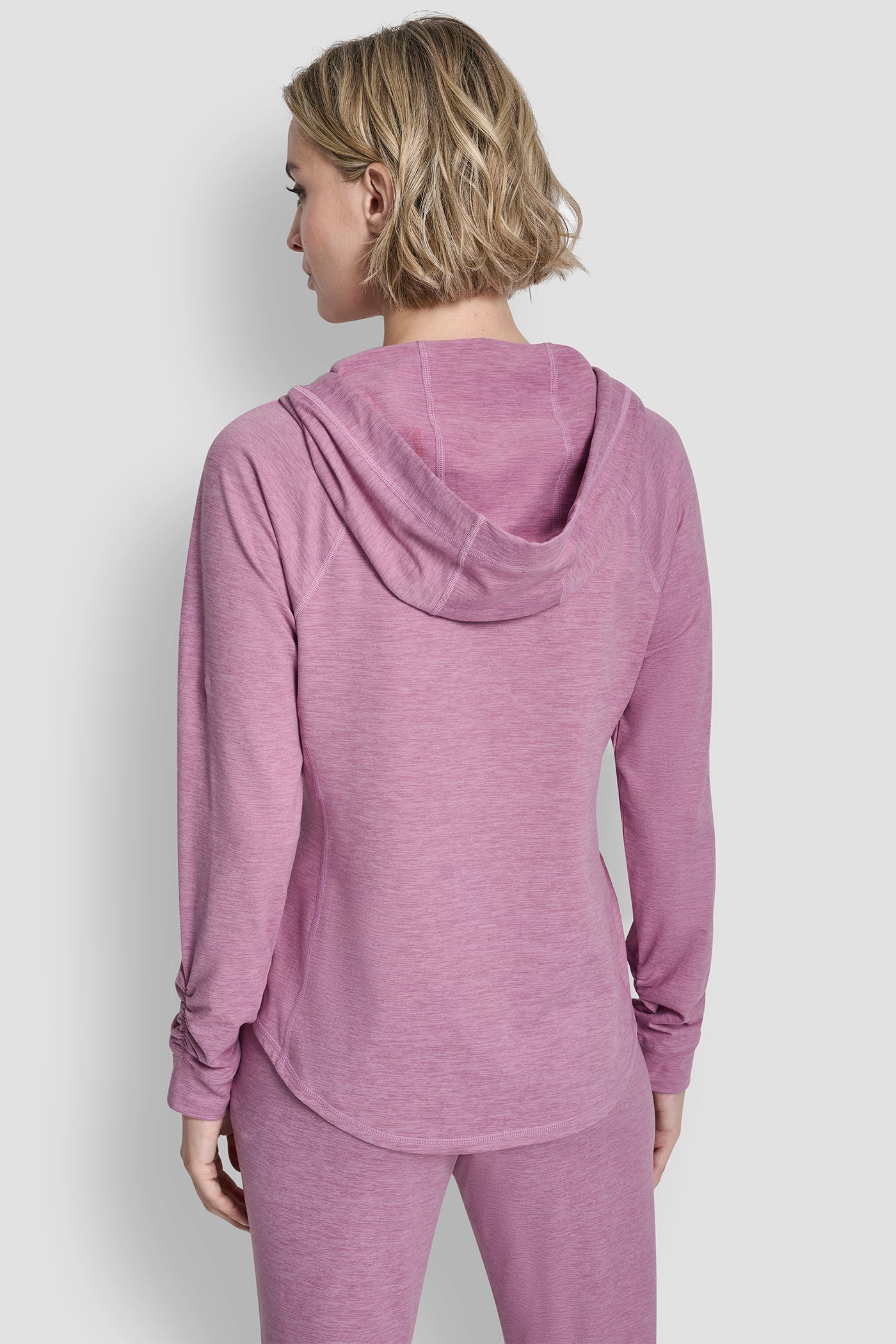 Dusty Orchid Space Dye SPACEDYE FULL ZIP HOODIE, VIEW 2 | New clothing