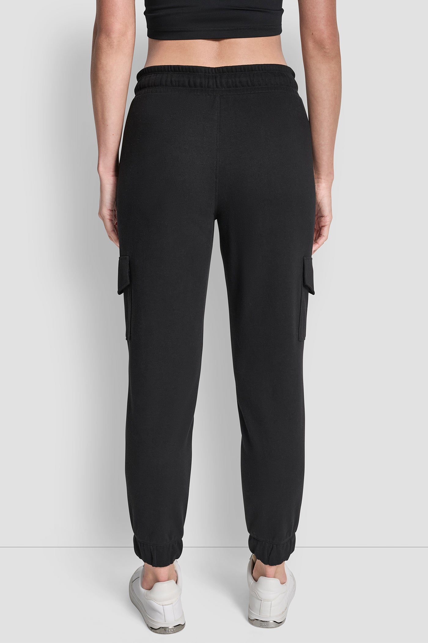 METALLIC BUBBLE LOGO SLIM FIT FLEECE CARGO JOGGER VIEW 3 | New clothing