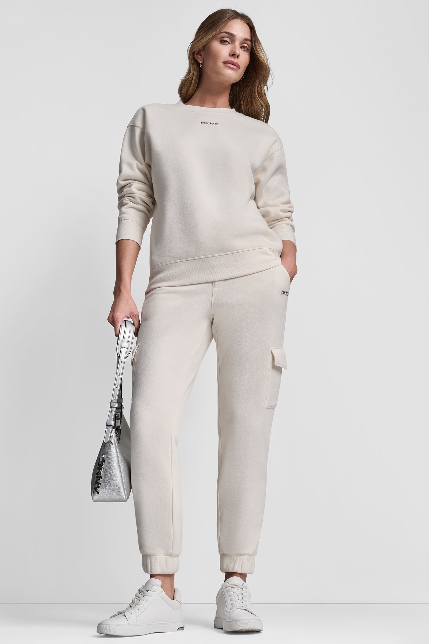 METALLIC BUBBLE LOGO FLEECE PULLOVER VIEW 5 | All Products