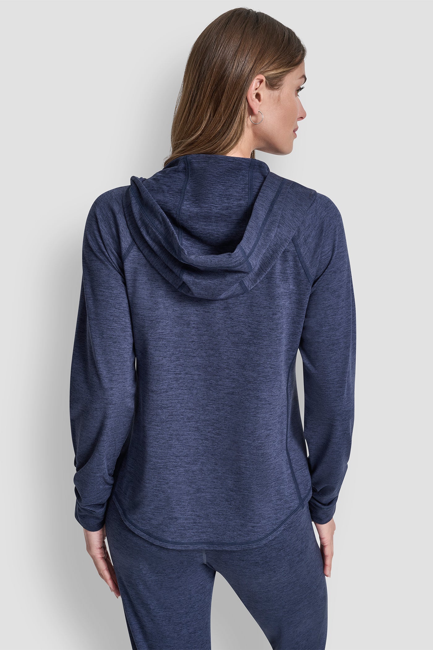 Peacoat Space Dye SPACE DYE FULL ZIP HOODIE, VIEW 2 | New clothing