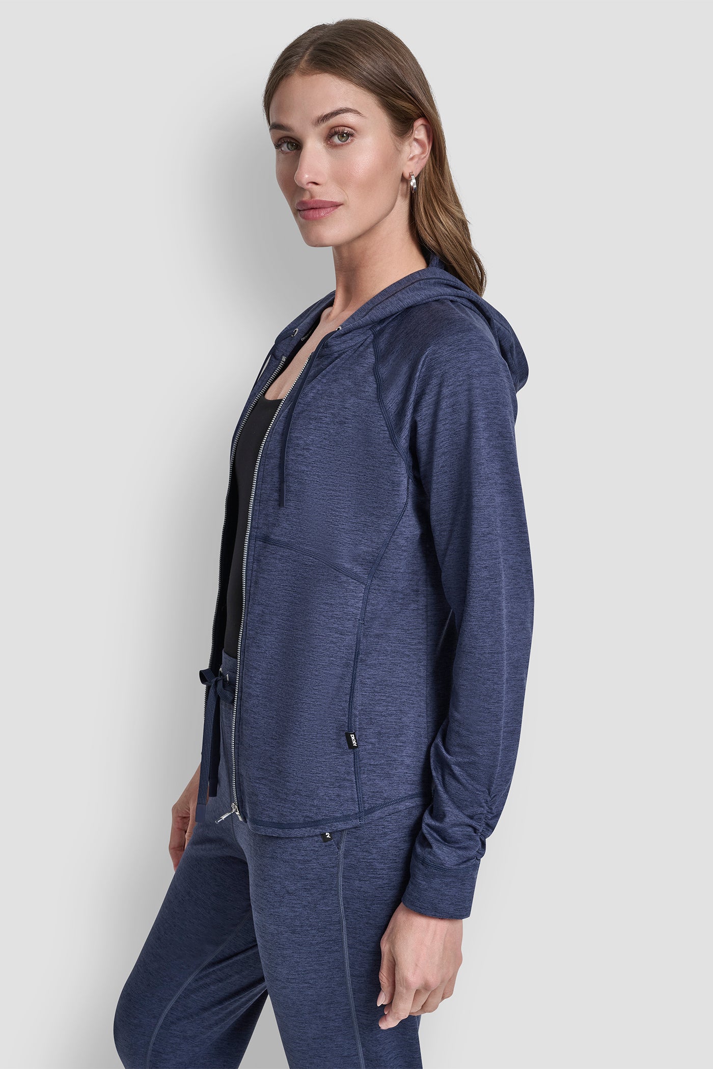 SPACE DYE FULL ZIP HOODIE VIEW 3 | New clothing