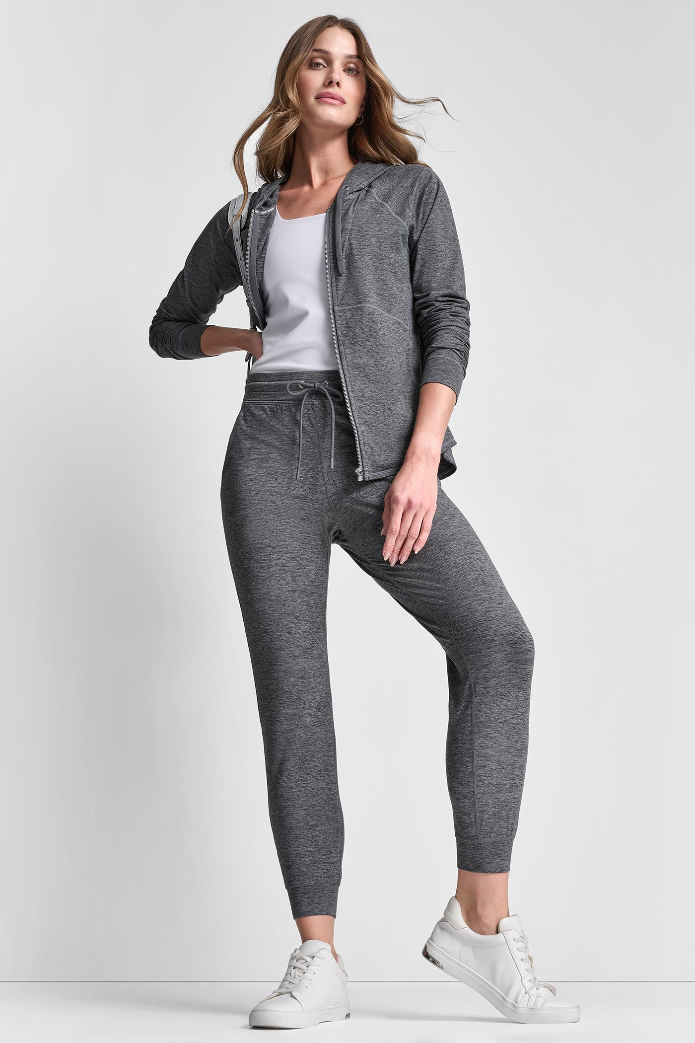 SPACE DYE FULL ZIP HOODIE VIEW 6 | Clothing