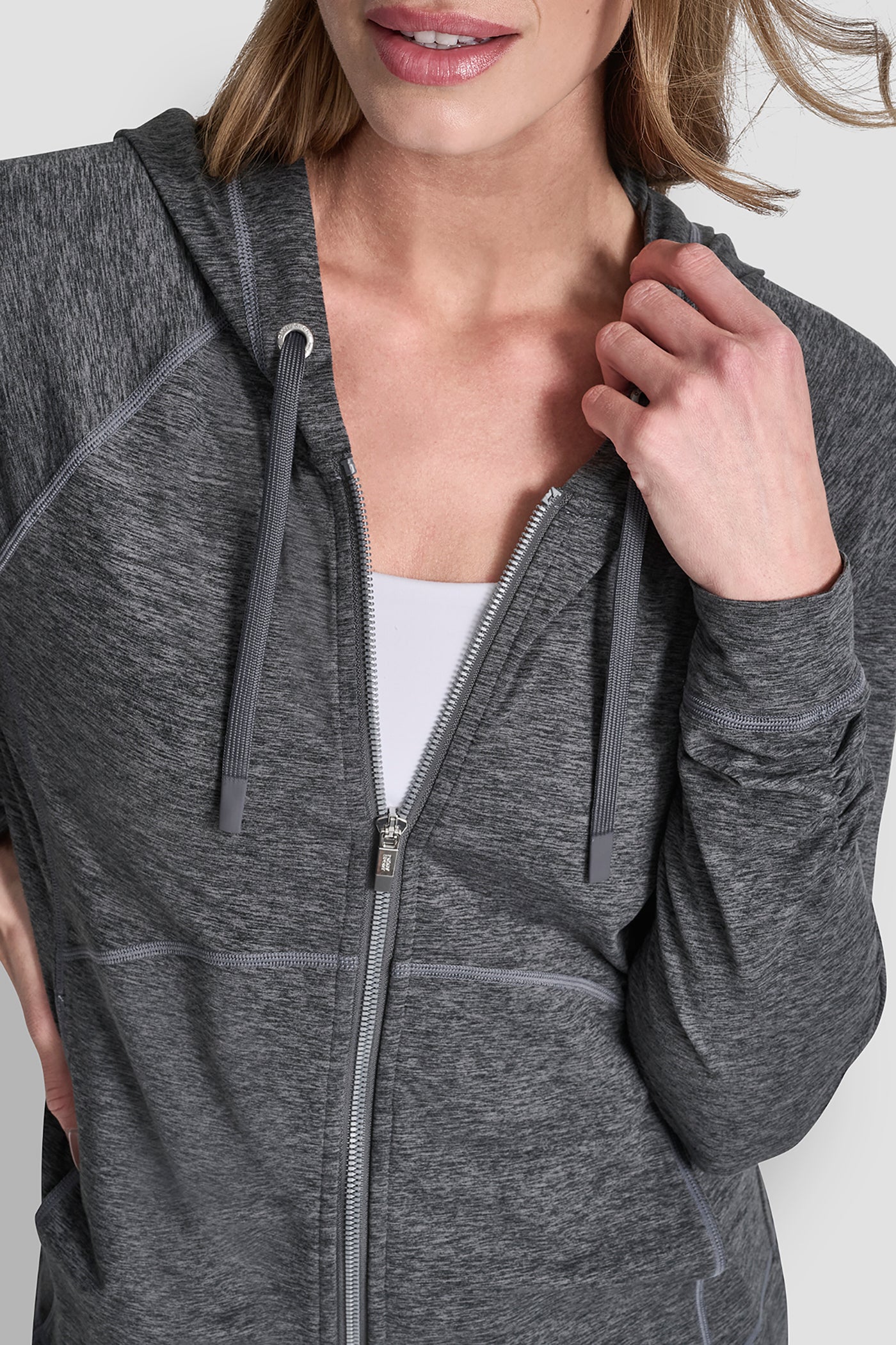 SPACE DYE FULL ZIP HOODIE VIEW 7 | Clothing