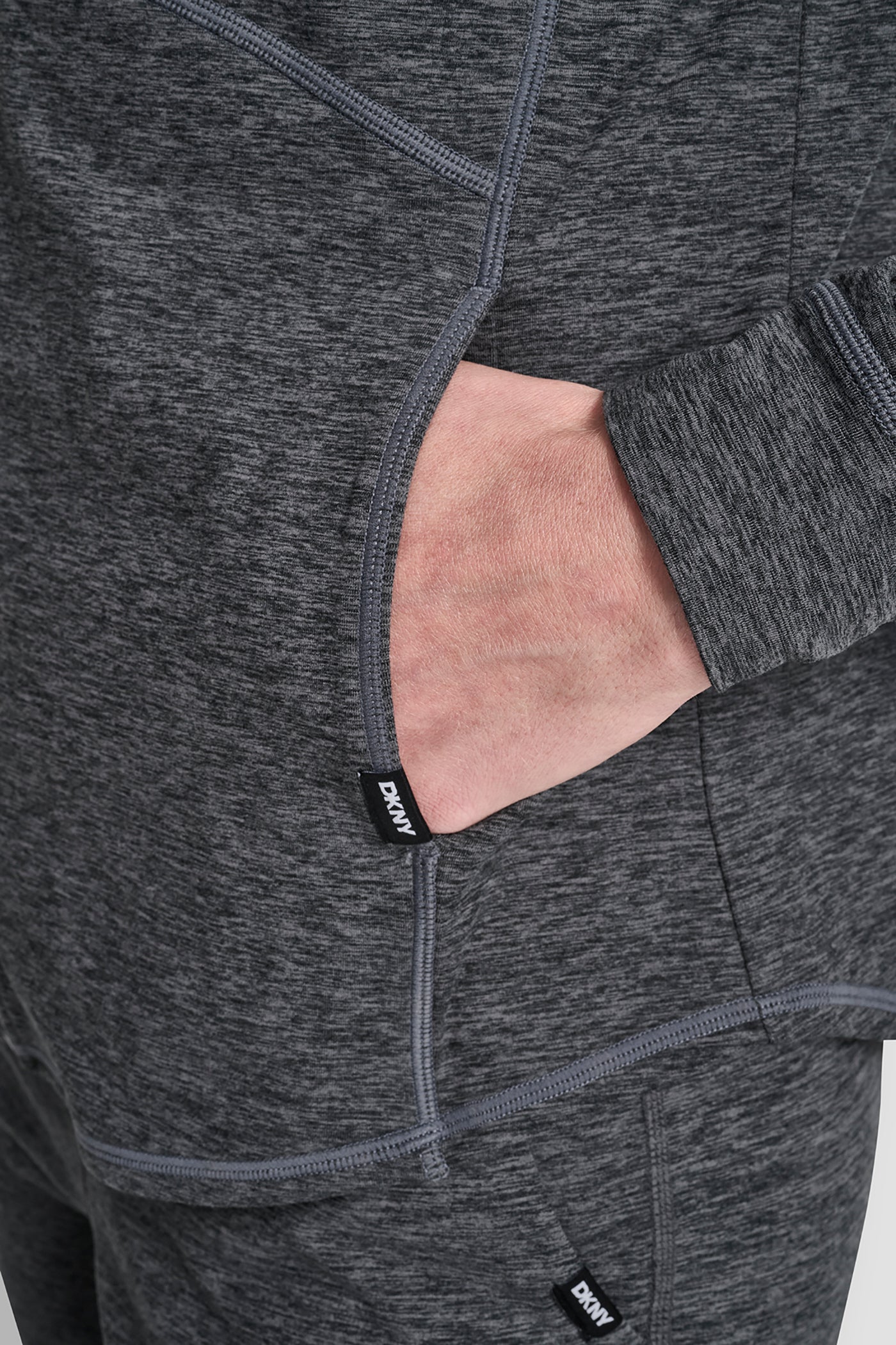 SPACE DYE FULL ZIP HOODIE VIEW 8 | Clothing