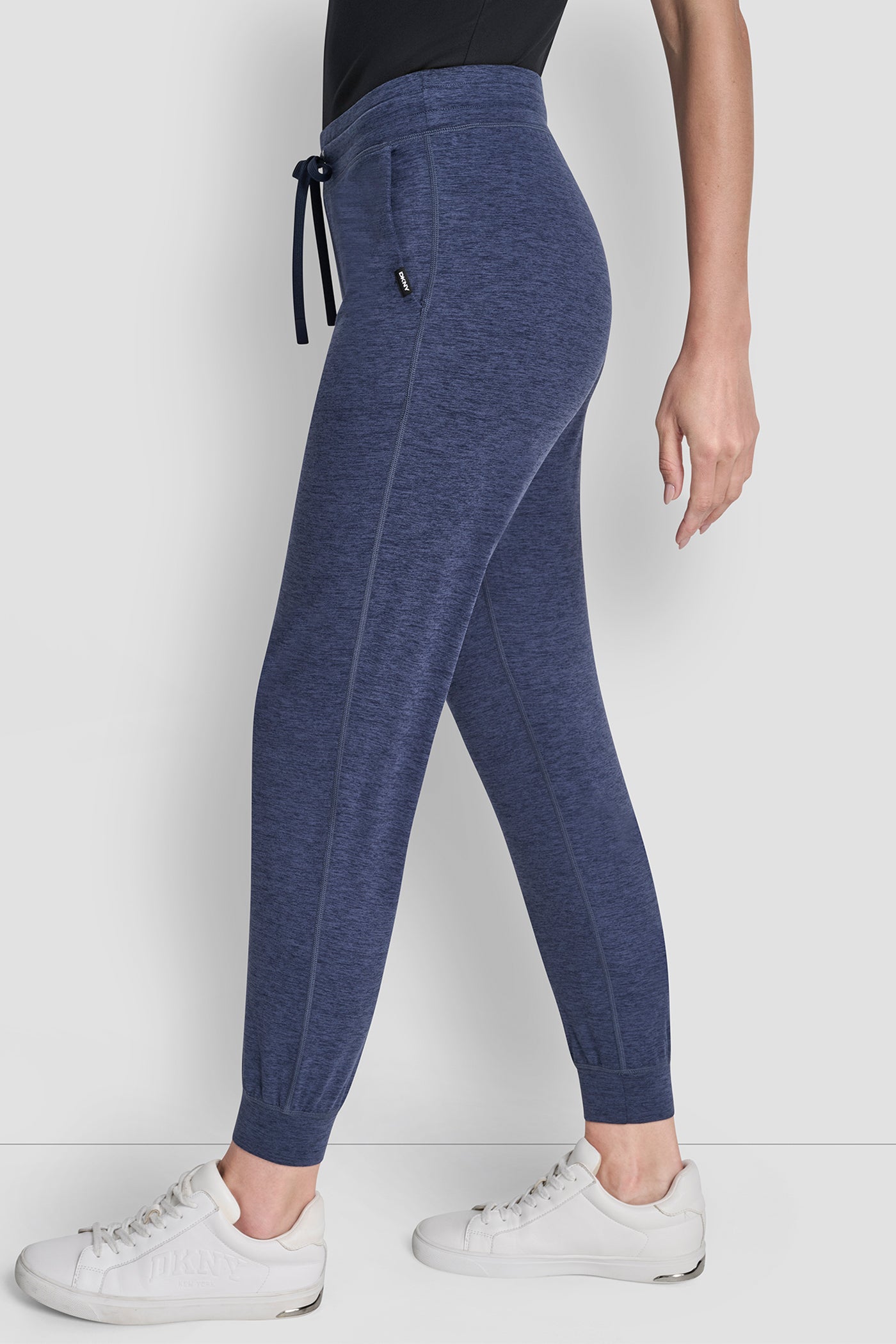 SPACE DYE HIGH WAIST SLIM FIT JOGGER VIEW 4 | Sport Essentials
