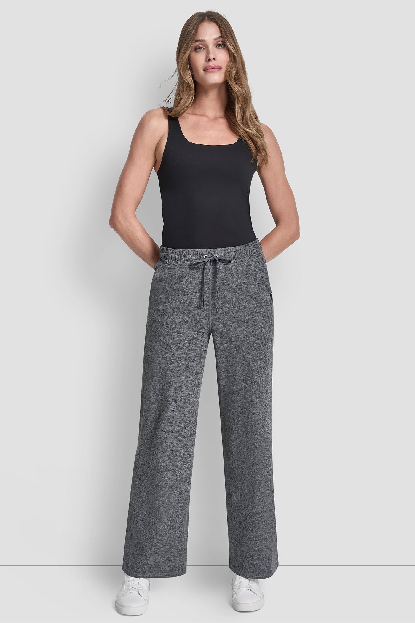 SPACEDYE MID RISE OPEN LEG PANT VIEW 5 | Sport Essentials