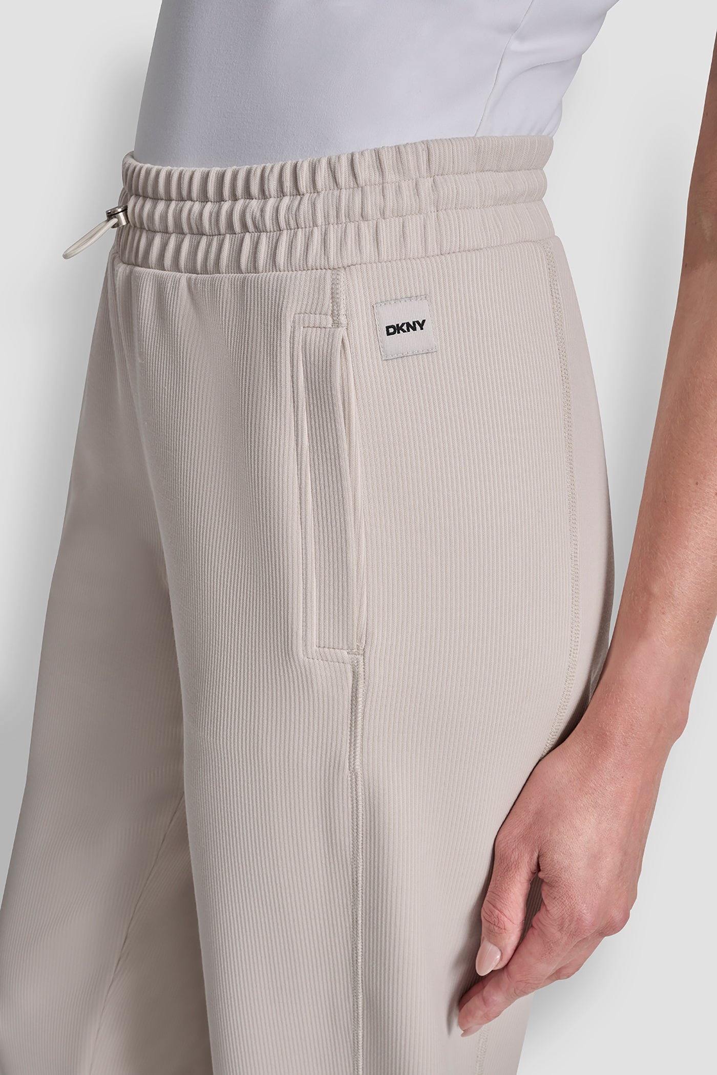 HIGH LINE RIB MID RISE JOGGER VIEW 6 | Sport Essentials