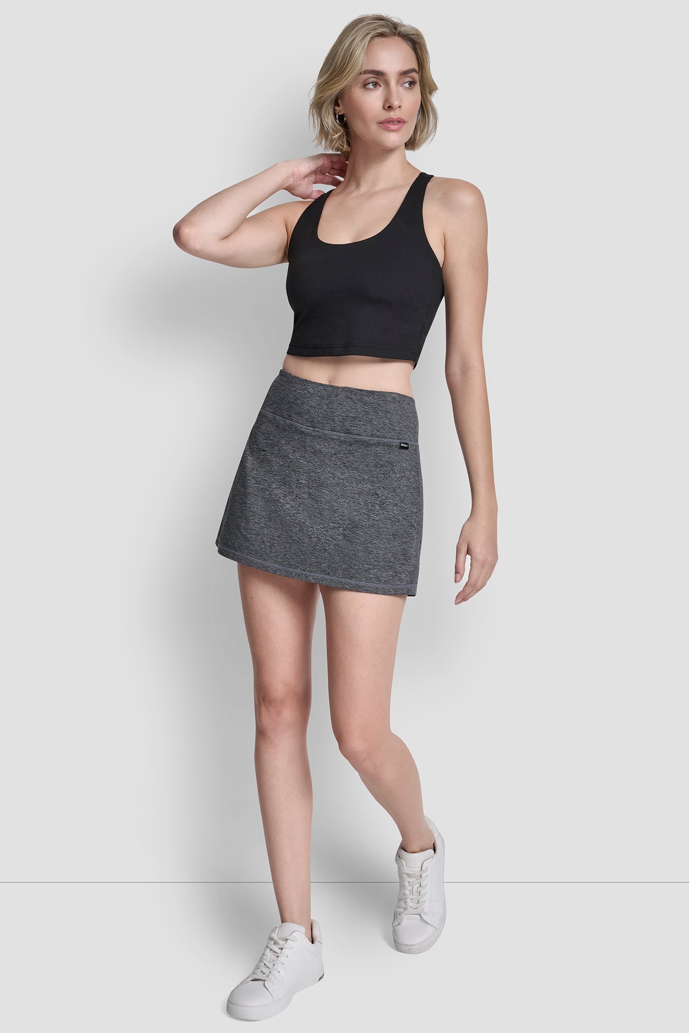SPACEDYE SKORT WITH BUILT IN BIKE SHORT VIEW 8 | Skirts