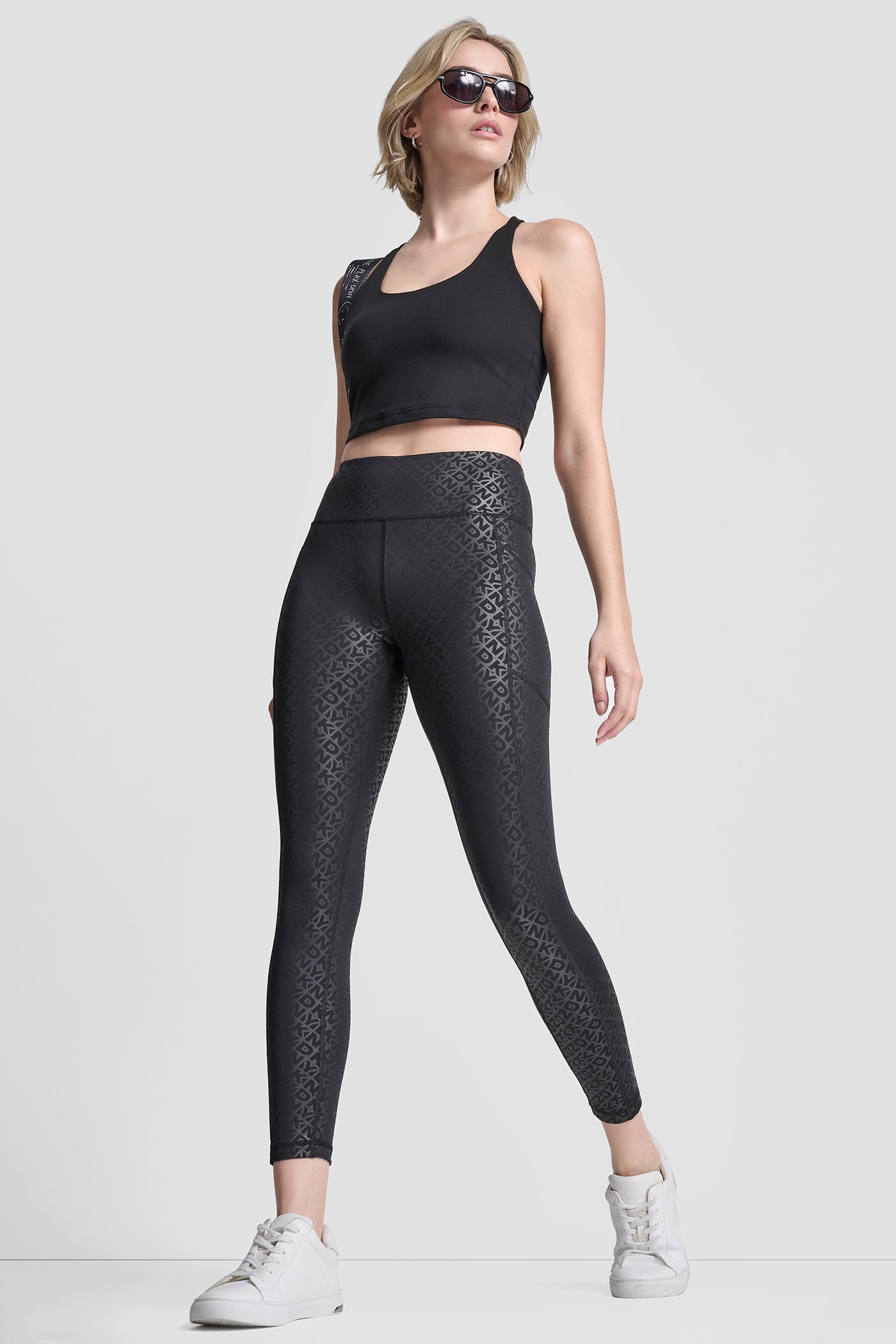 HIGH WAIST 7/8 PRINTED LEGGING WITH POCKETS VIEW 7 | Leggings