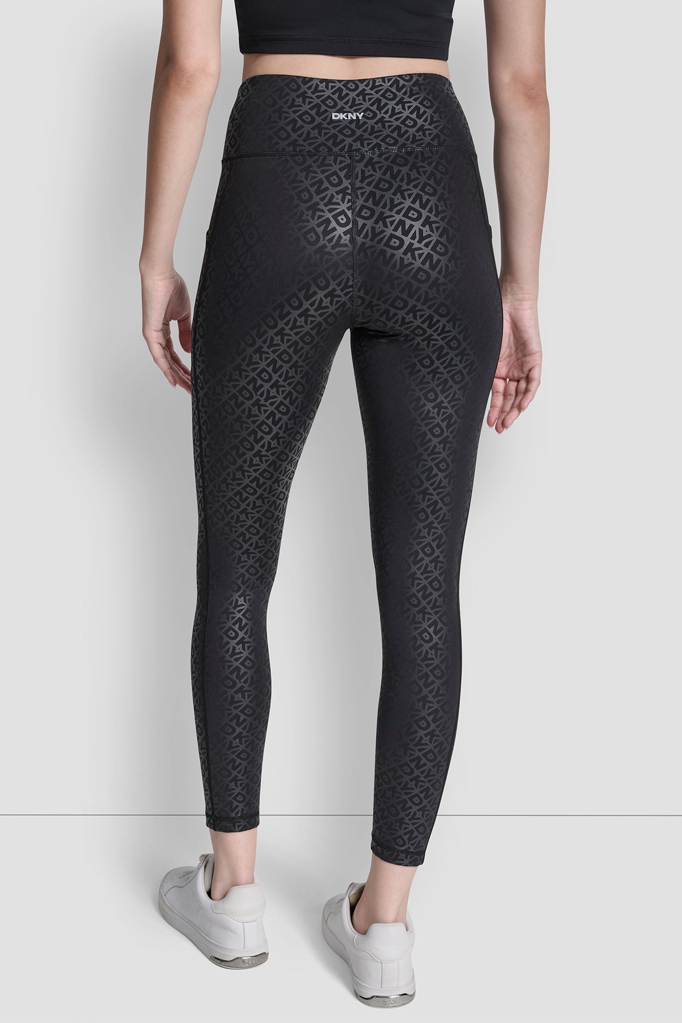 HIGH WAIST 7/8 PRINTED LEGGING WITH POCKETS VIEW 3 | Leggings