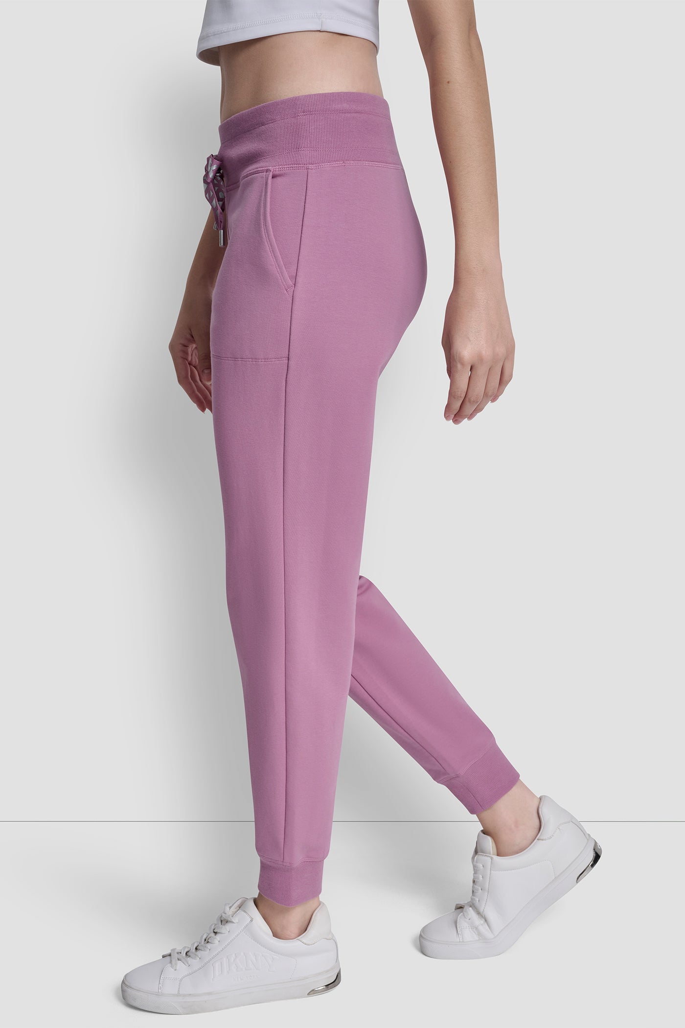 TWO TONE LOGO DRAWCORD JOGGER VIEW 3 | SALE