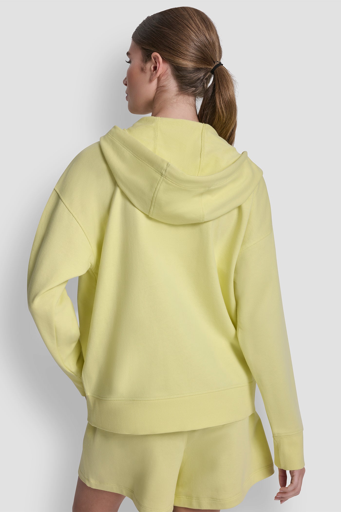 COTTON-BLEND FOIL LOGO HOODIE VIEW 3 | Clothing