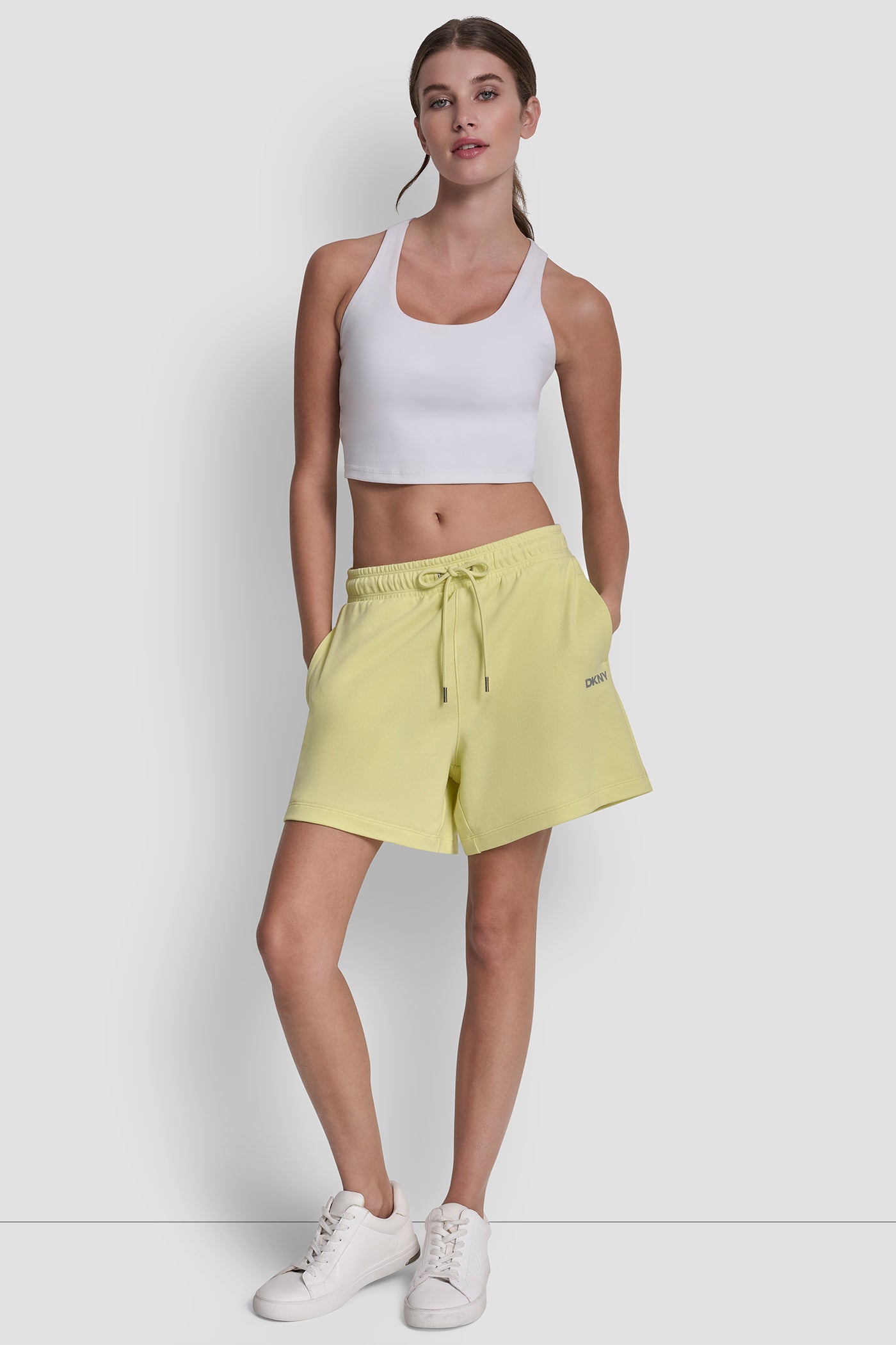 HIGH-RISE LOGO SWEAT SHORTS VIEW 4 | Gifts Under $100