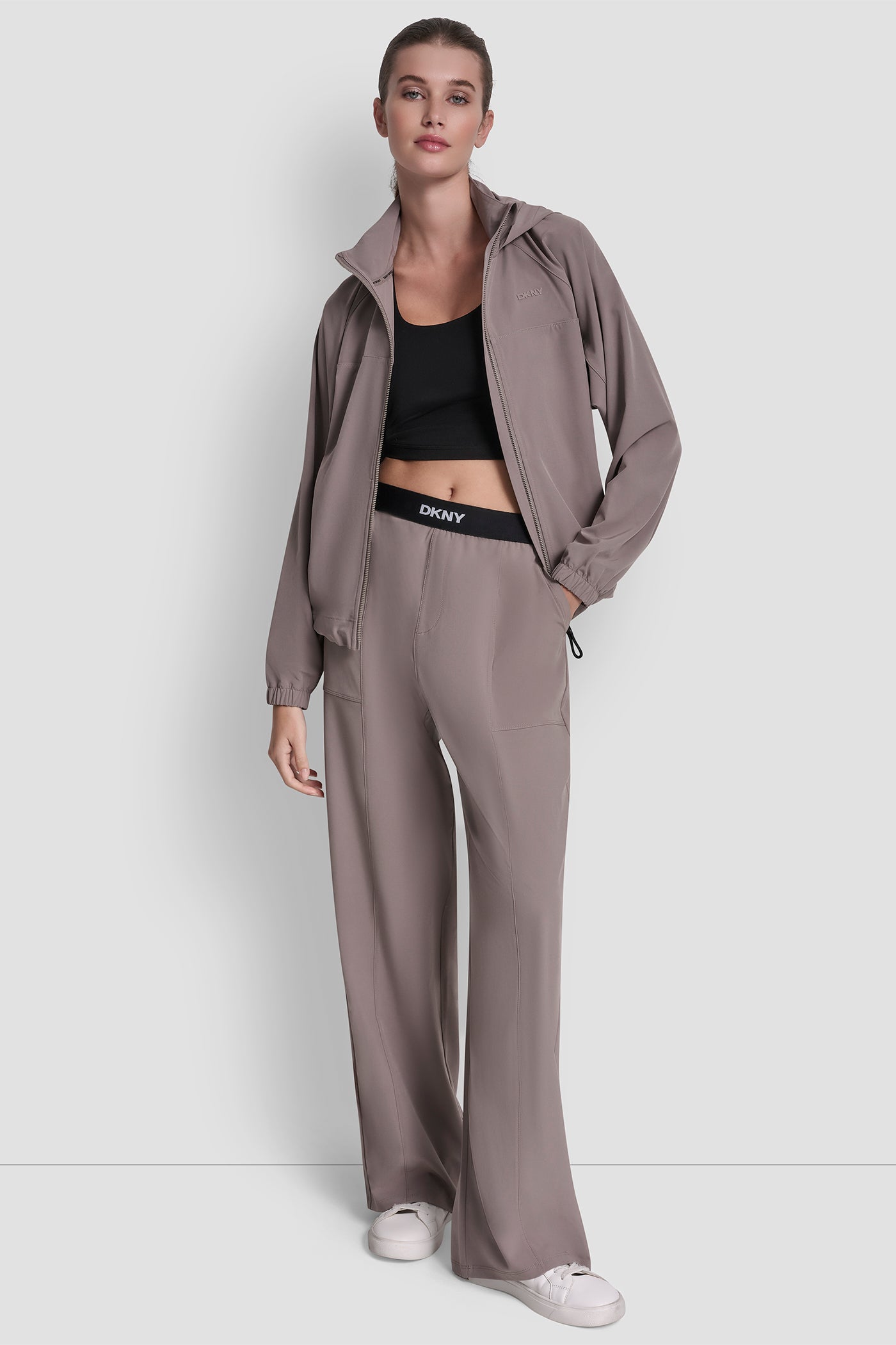 HOODED FULL ZIP JACKET WITH BACK FLANGE VIEW 4 | Jackets & Blazers