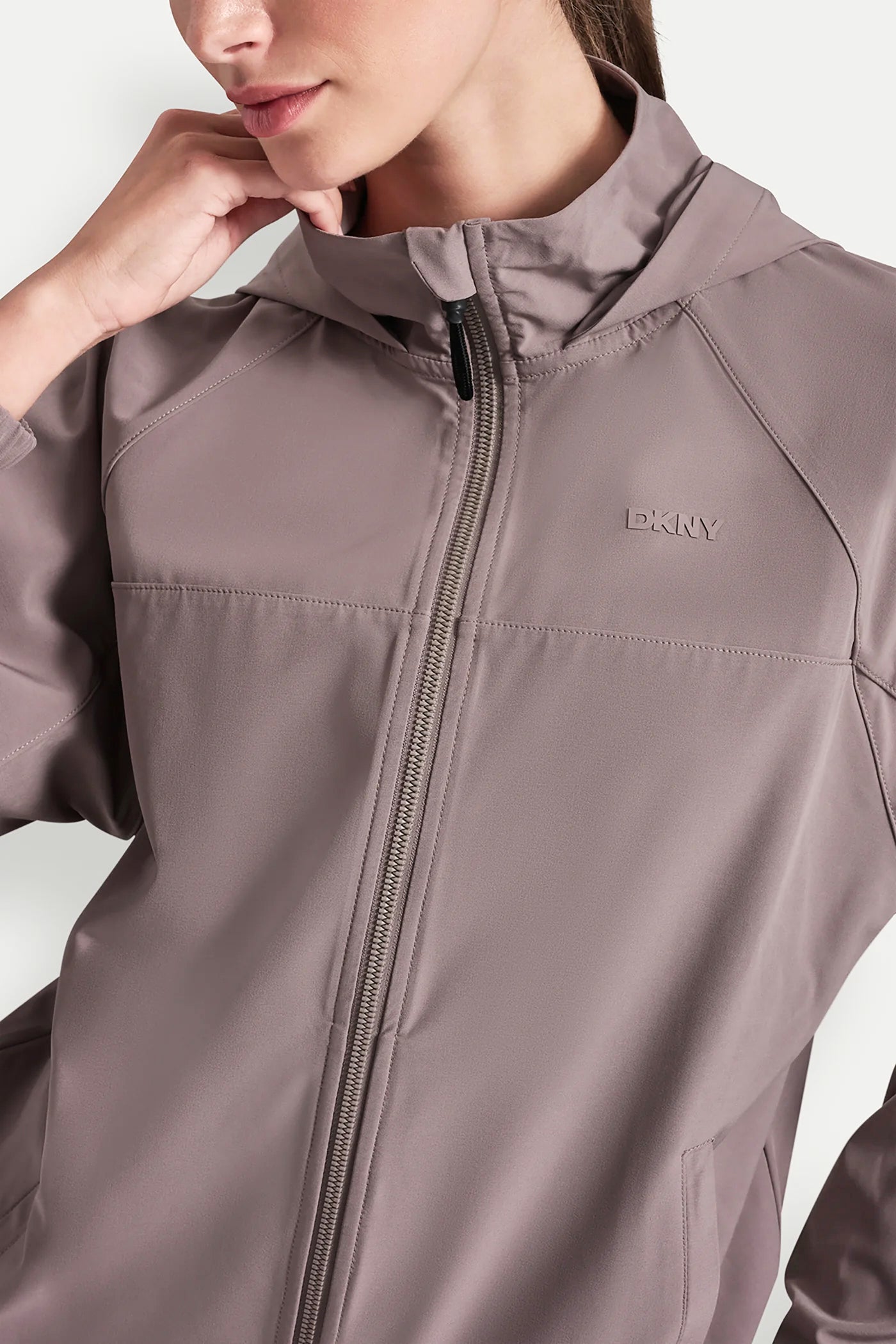 LOGO HOODED SHORT JACKET VIEW 8 | SALE