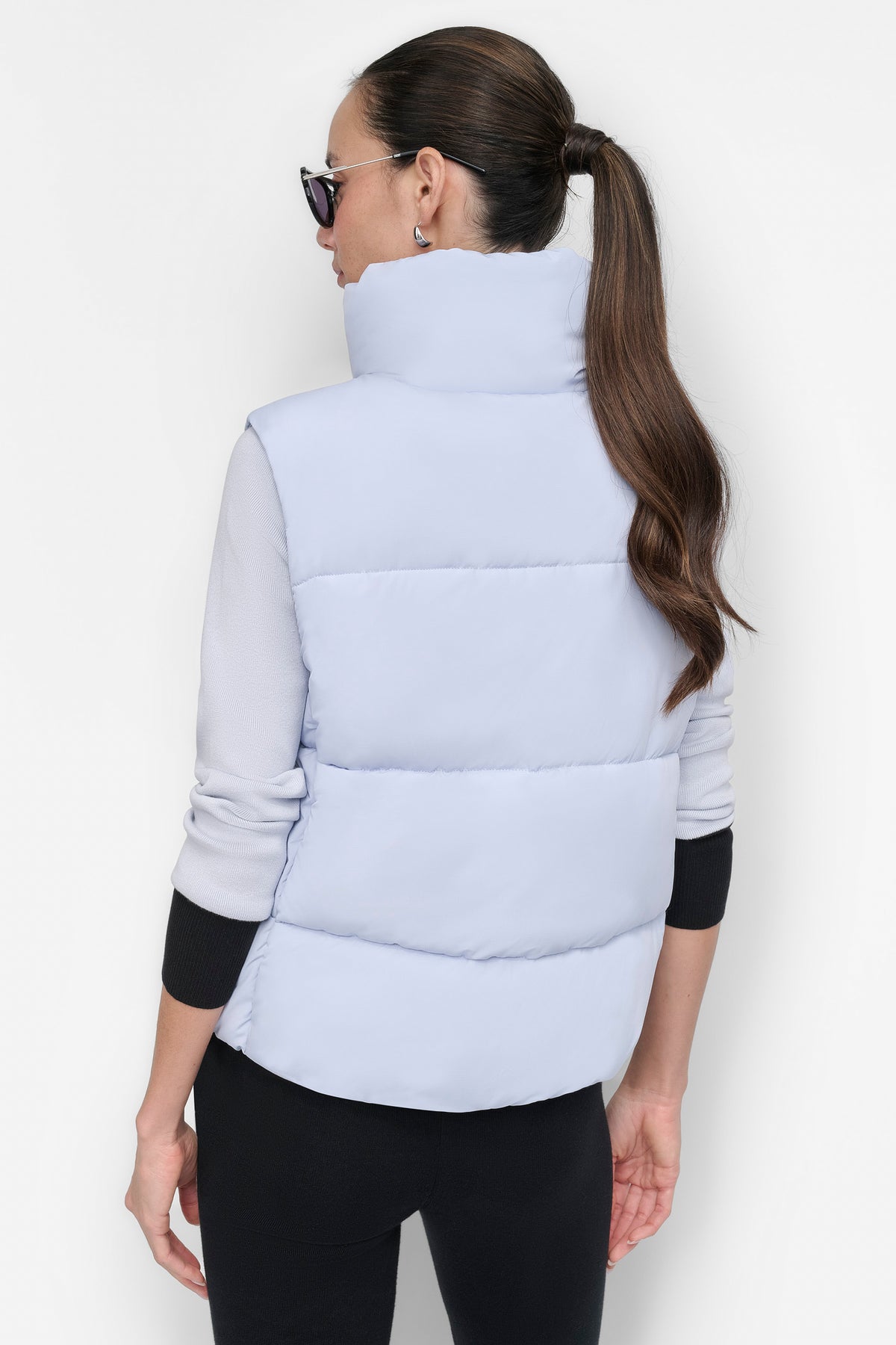 MOCK NECK PUFFER VEST View 2 | Gifts Under $100