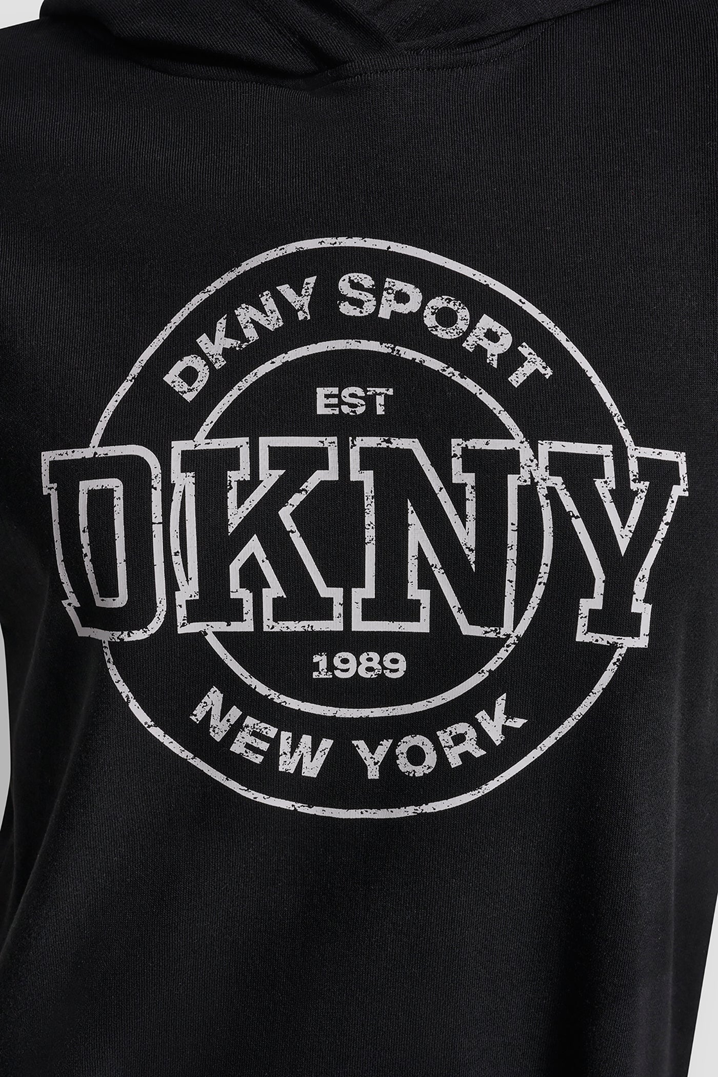 COTTON-BLEND LOGO MINI HOODIE DRESS VIEW 6 | Clothing