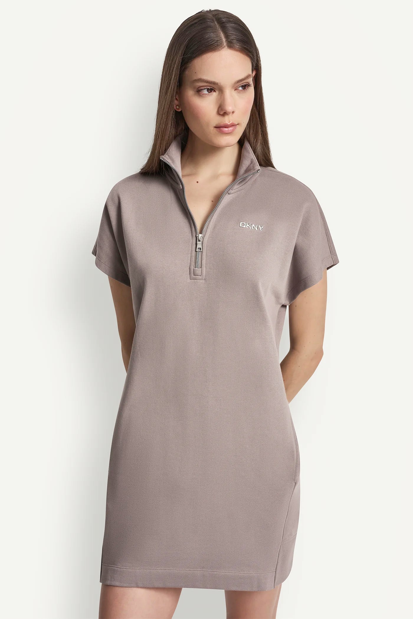 Mushroom METALLIC BUBBLE LOGO SNEAKER DRESS, VIEW 2 | Dresses & Jumpsuits