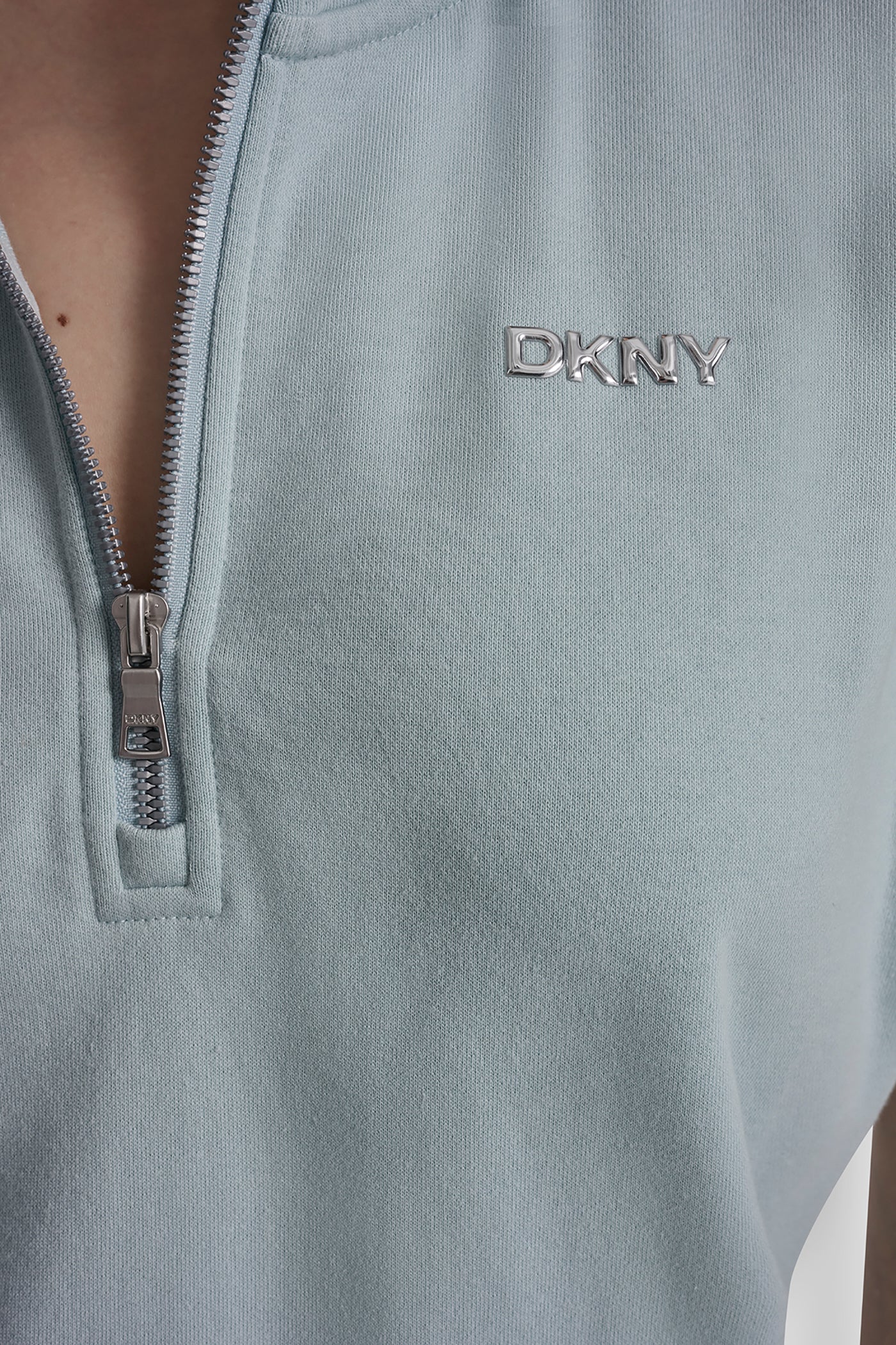 METALLIC BUBBLE LOGO SNEAKER DRESS VIEW 7 | DKNY Sport