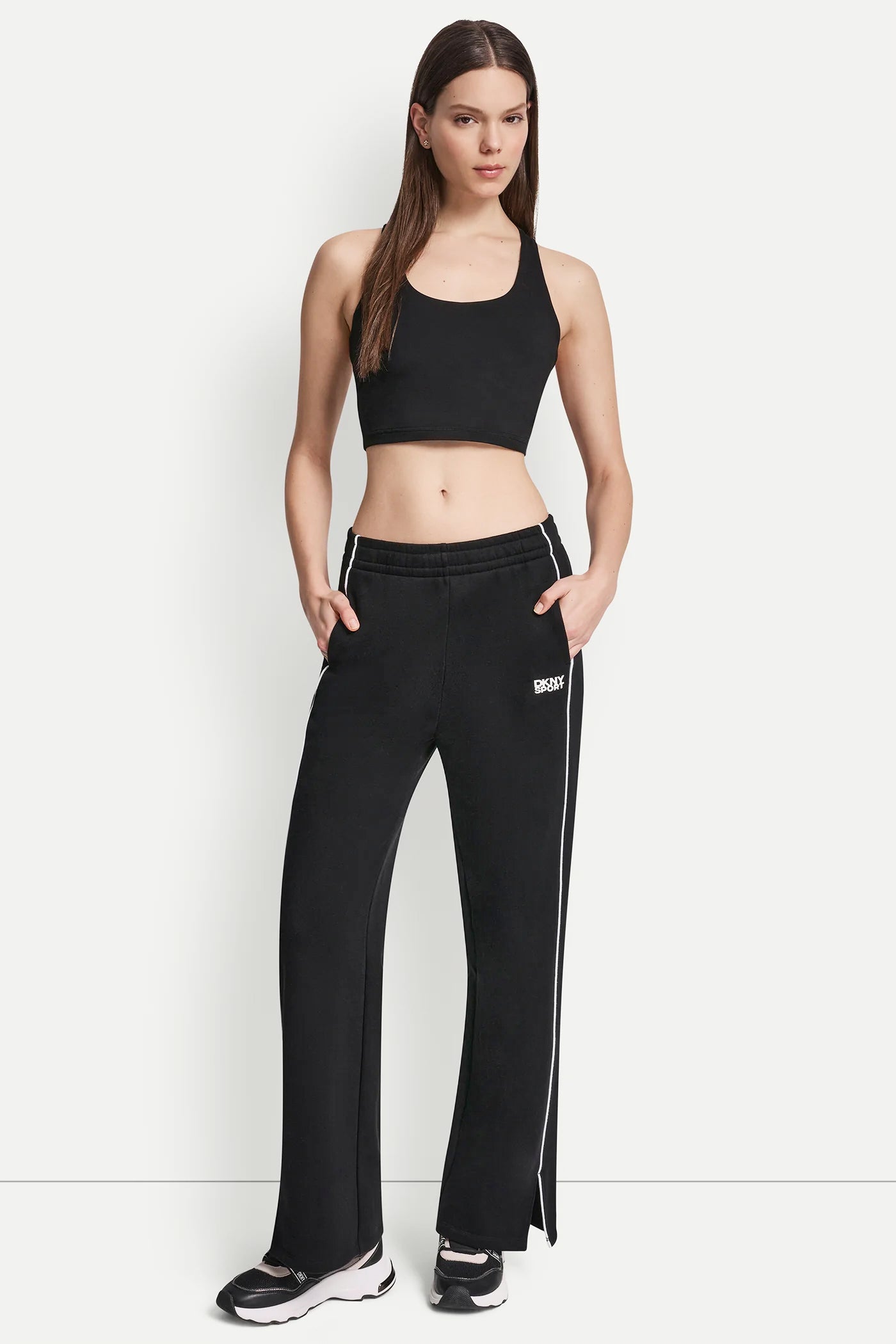 HIGH-RISE PIPED TRACK PANTS VIEW 5 | MUST-HAVES