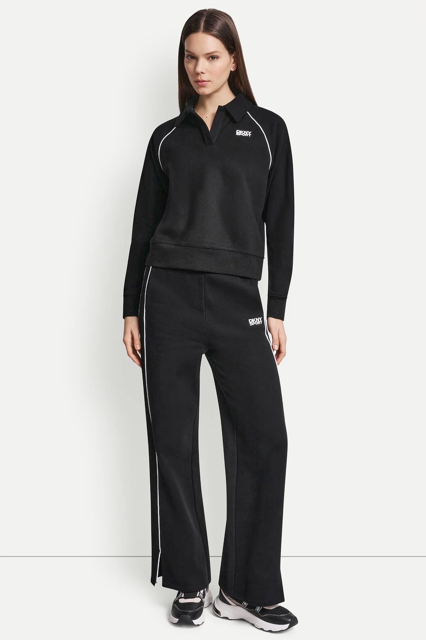 PIPED LOGO POLO SWEATSHIRT VIEW 6 | MUST-HAVES