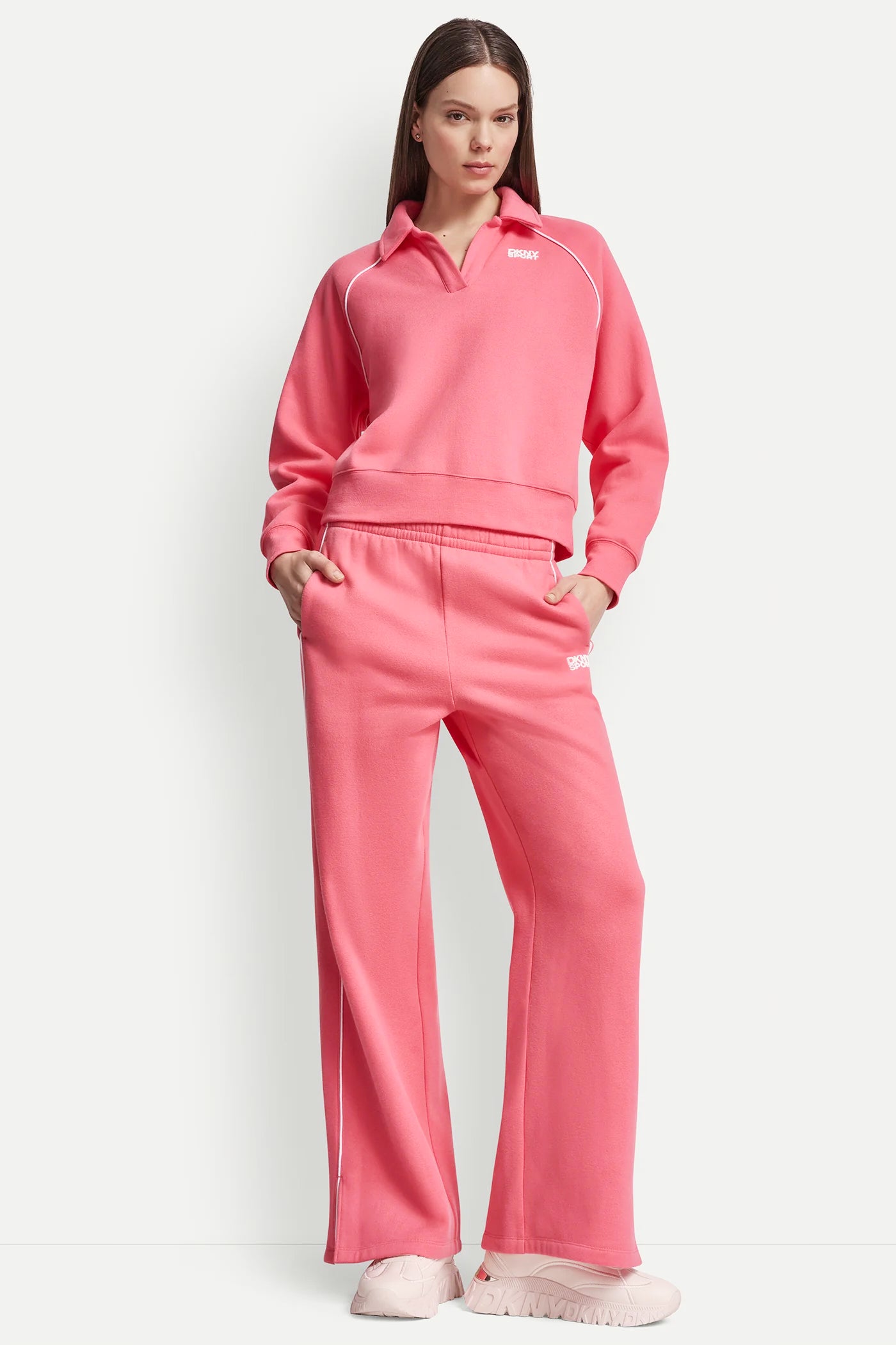 PIPED LOGO POLO SWEATSHIRT VIEW 7 | MUST-HAVES