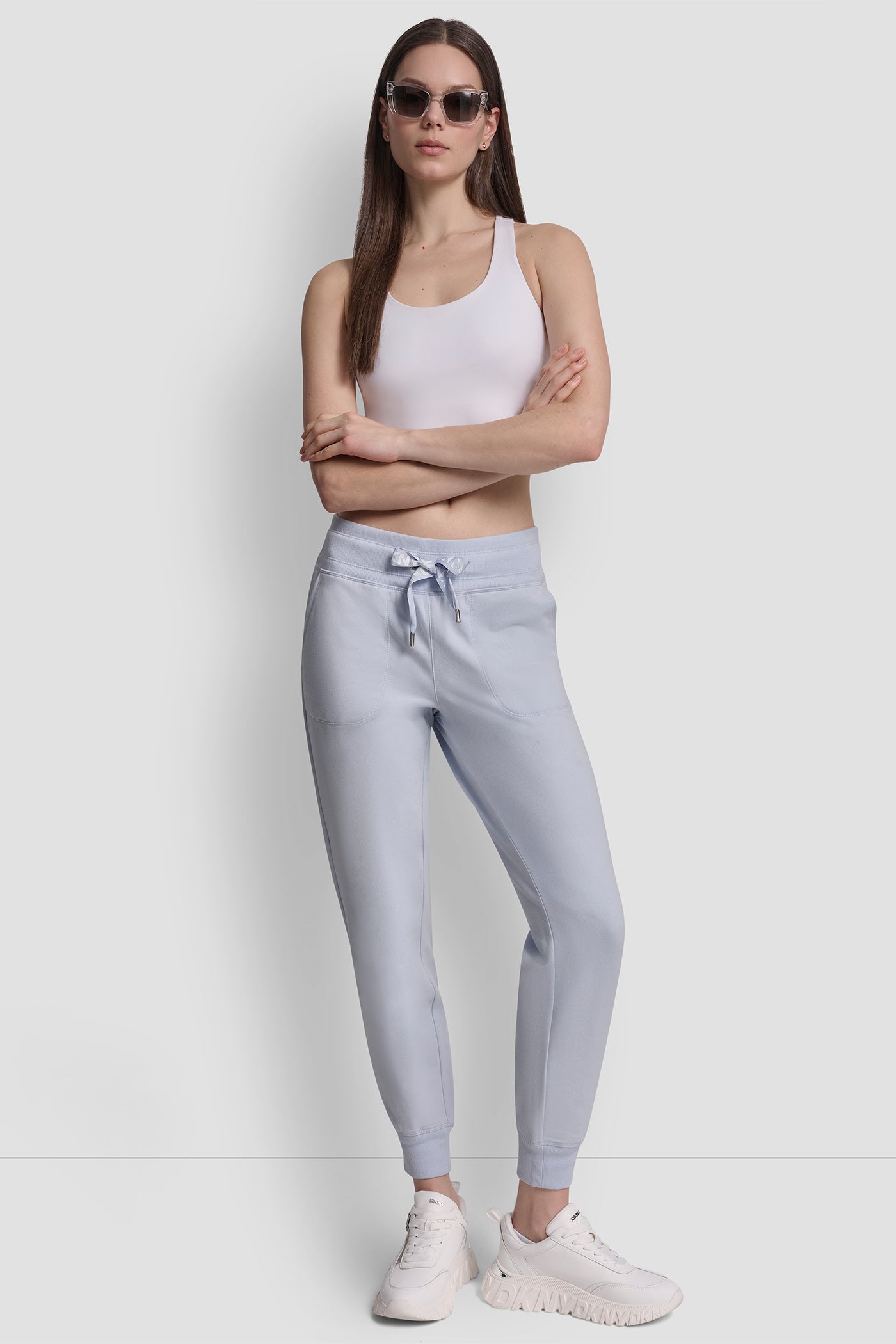 TWO TONE LOGO DRAWCORD JOGGER VIEW 4 | Clothing