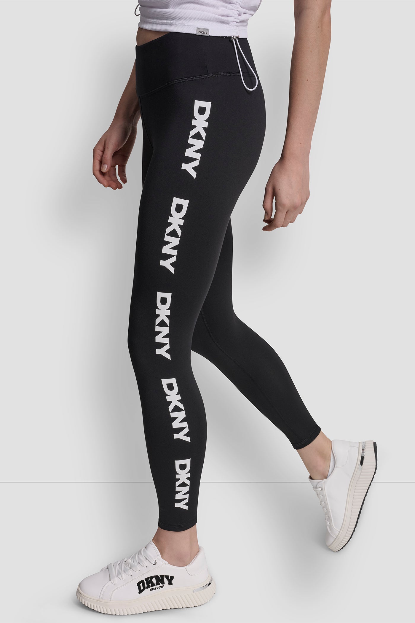HIGH WAIST 7/8 REPEAT LOGO LEGGING VIEW 5 | All Products