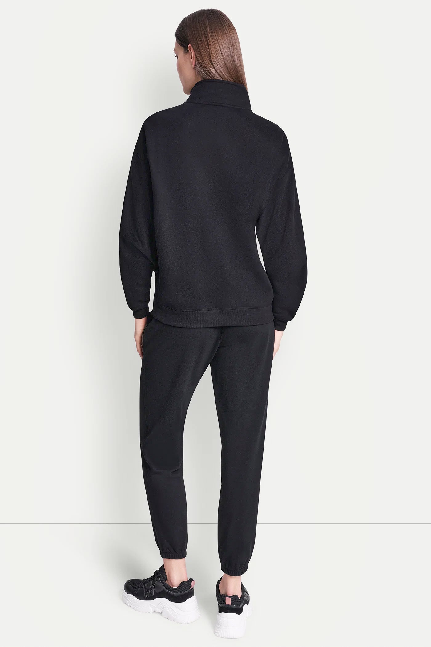 LOGO QUARTER-ZIP SWEATSHIRT VIEW 3 | SALE