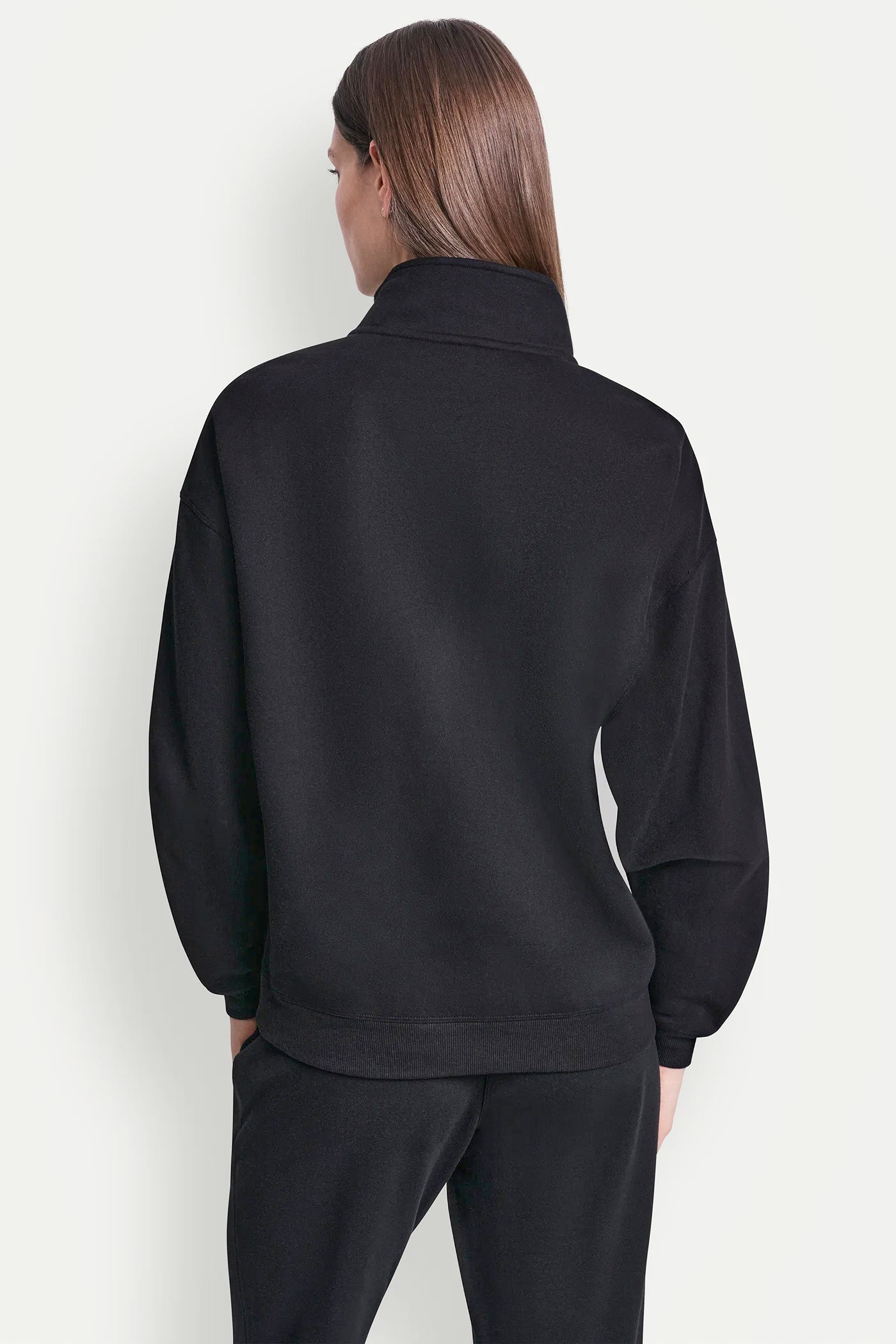 LOGO QUARTER-ZIP SWEATSHIRT VIEW 5 | SALE