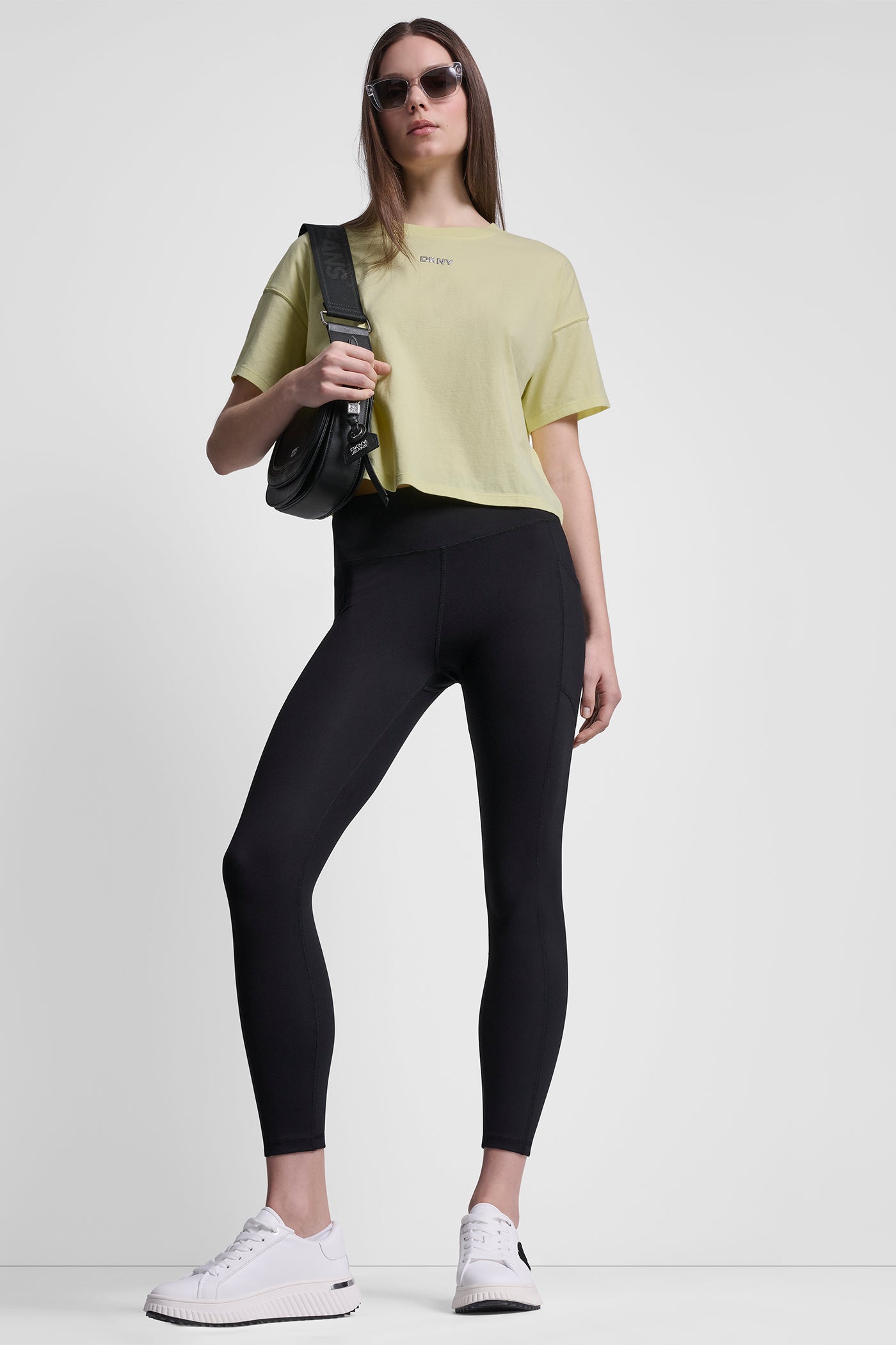 COTTON-JERSEY METALLIC LOGO TEE VIEW 7 | Tees & Tanks