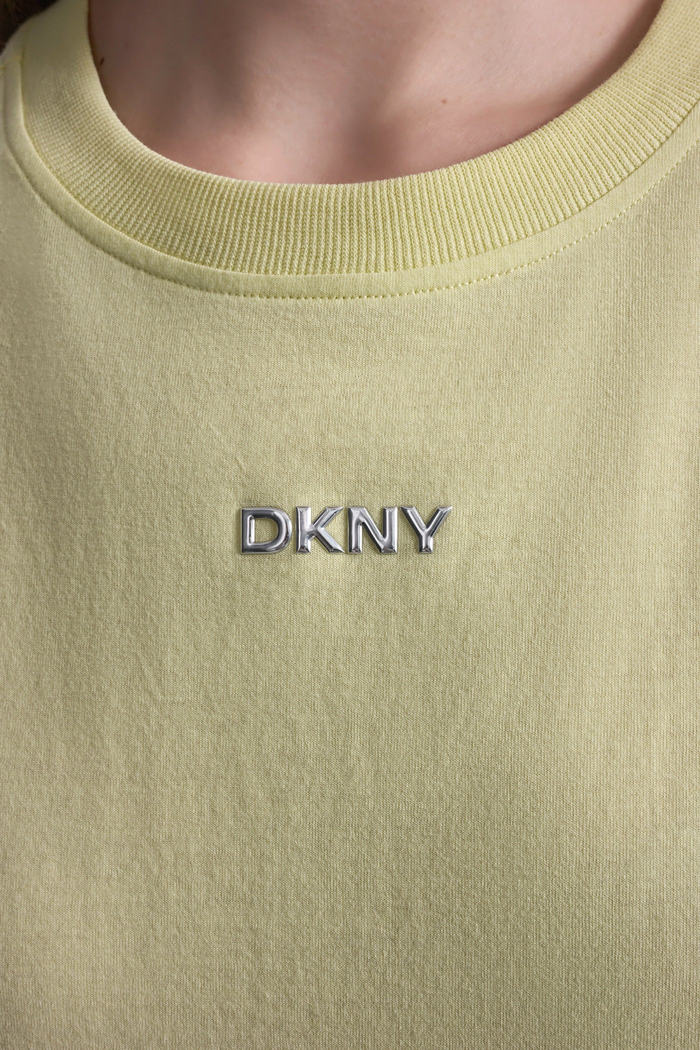 COTTON-JERSEY METALLIC LOGO TEE VIEW 6 | Tees & Tanks