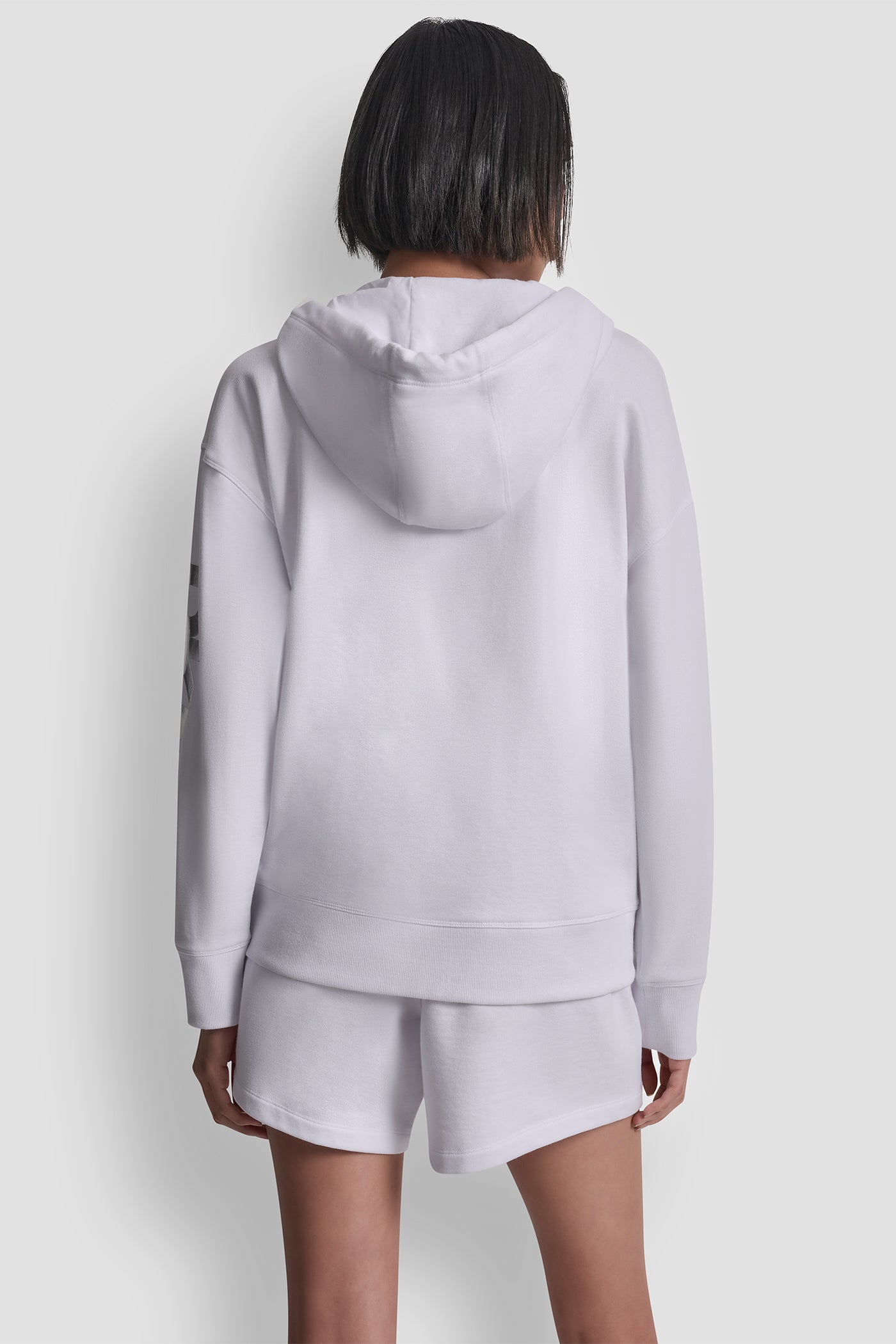 Foil Logo Full Zip Hoodie | Hoodie | DKNY