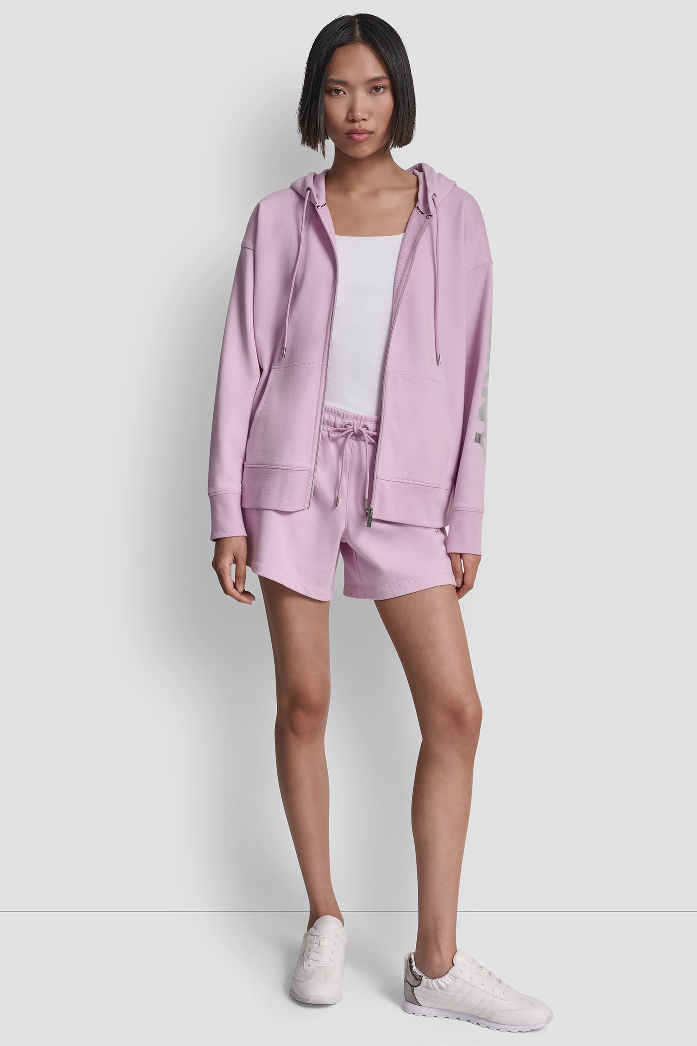 COTTON-BLEND FOIL LOGO HOODIE VIEW 5 | Clothing