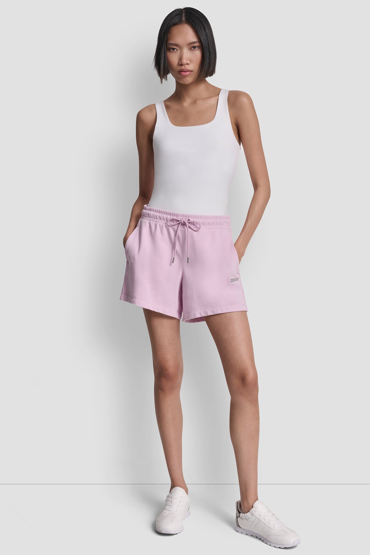 HIGH-RISE LOGO SWEAT SHORTS VIEW 4