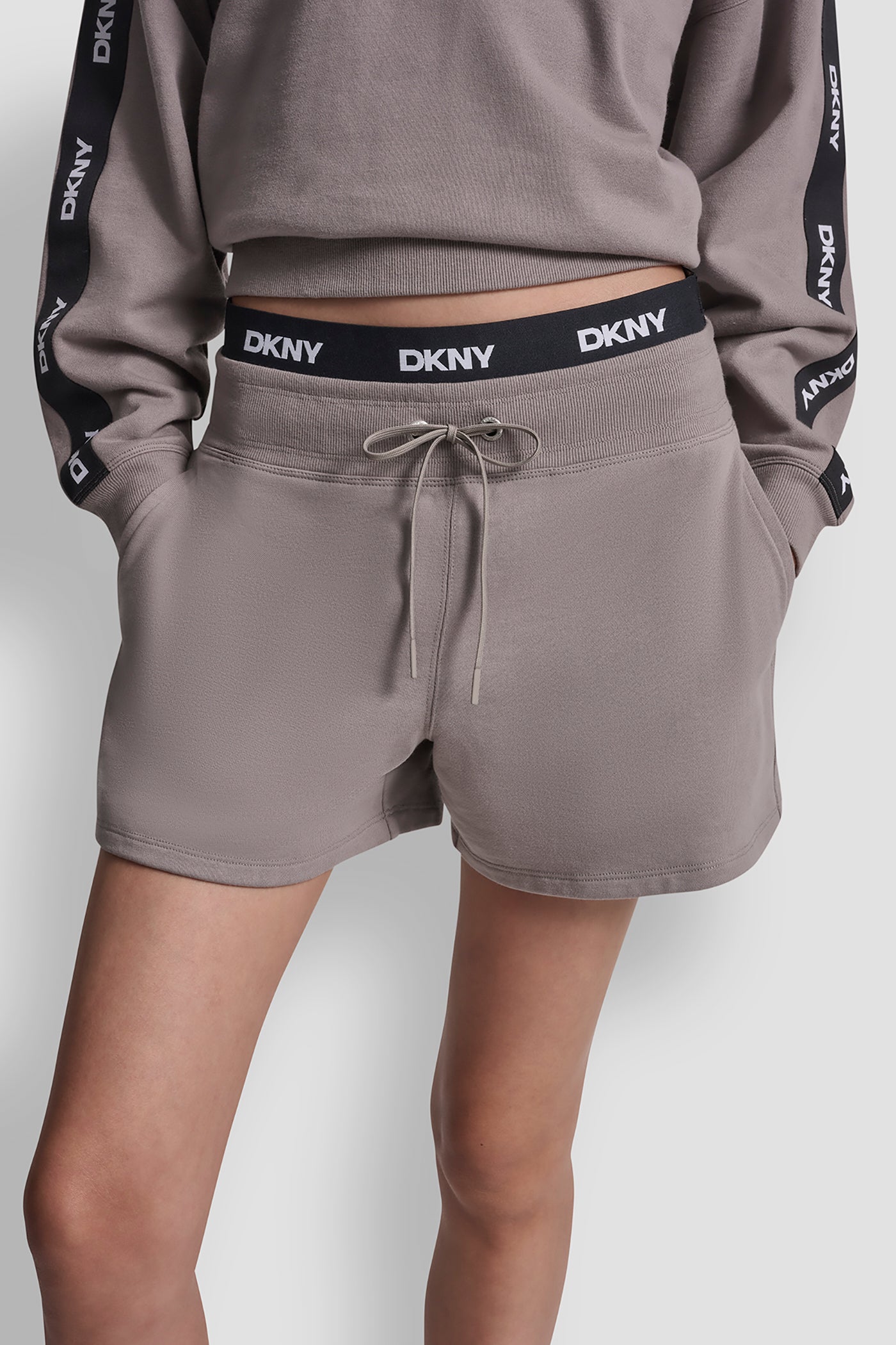 HIGH RISE 4" SHORT WITH LOGO ELASTIC WAIST VIEW 6 | All Products