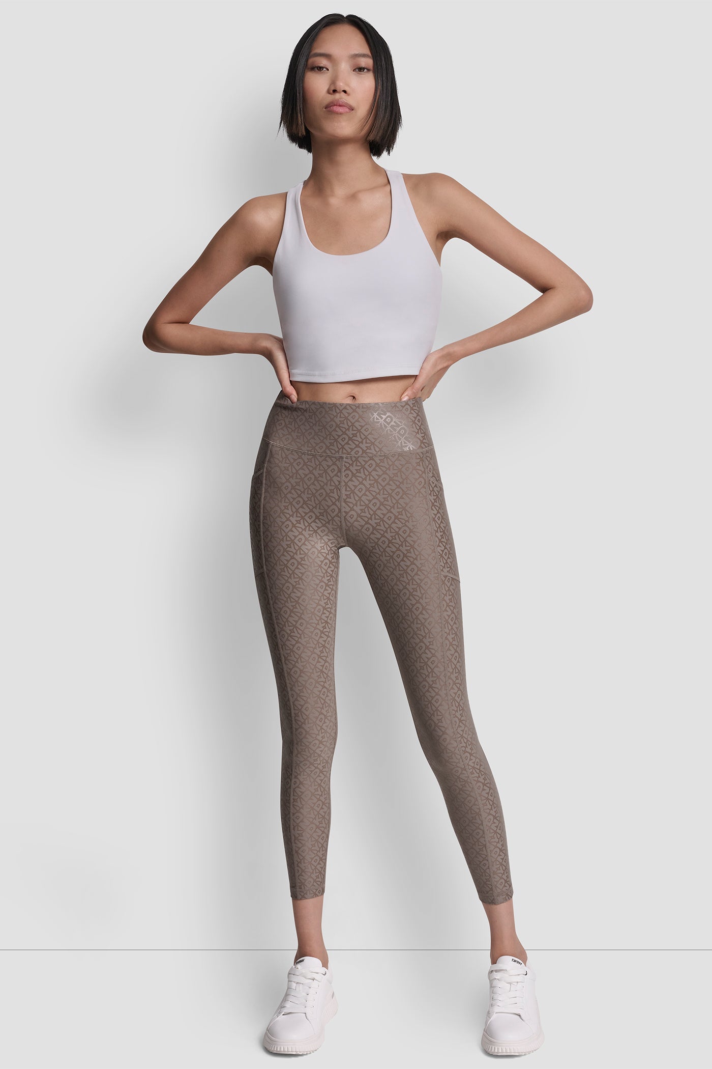 HIGH WAIST 7/8 PRINTED LEGGING WITH POCKETS VIEW 4 | All Products