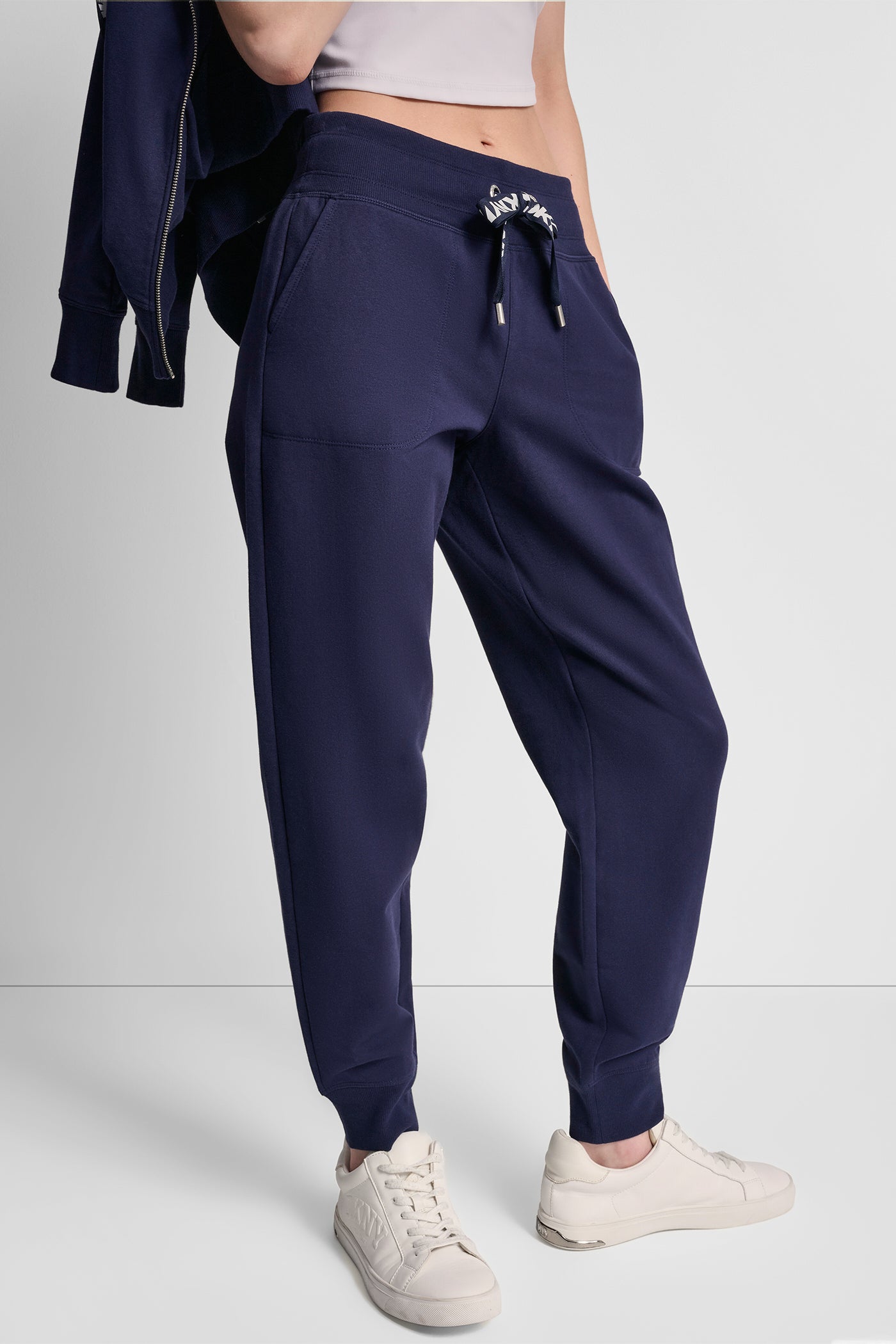 TWO TONE LOGO DRAWCORD JOGGER VIEW 3 | New Arrivals